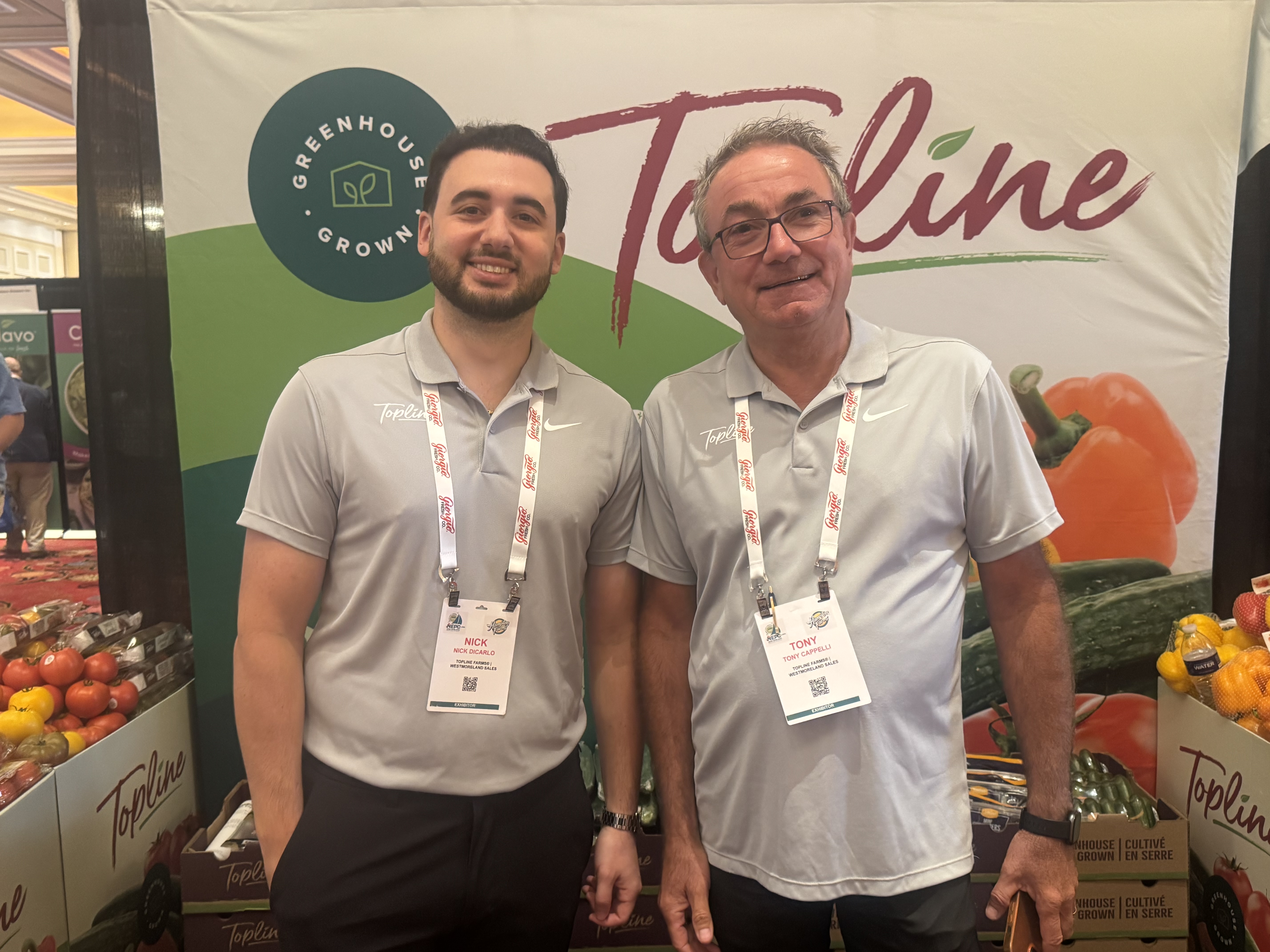 Nick DiCarlo and Tony Cappelli of Topline Farms/ Westmoreland Sales.