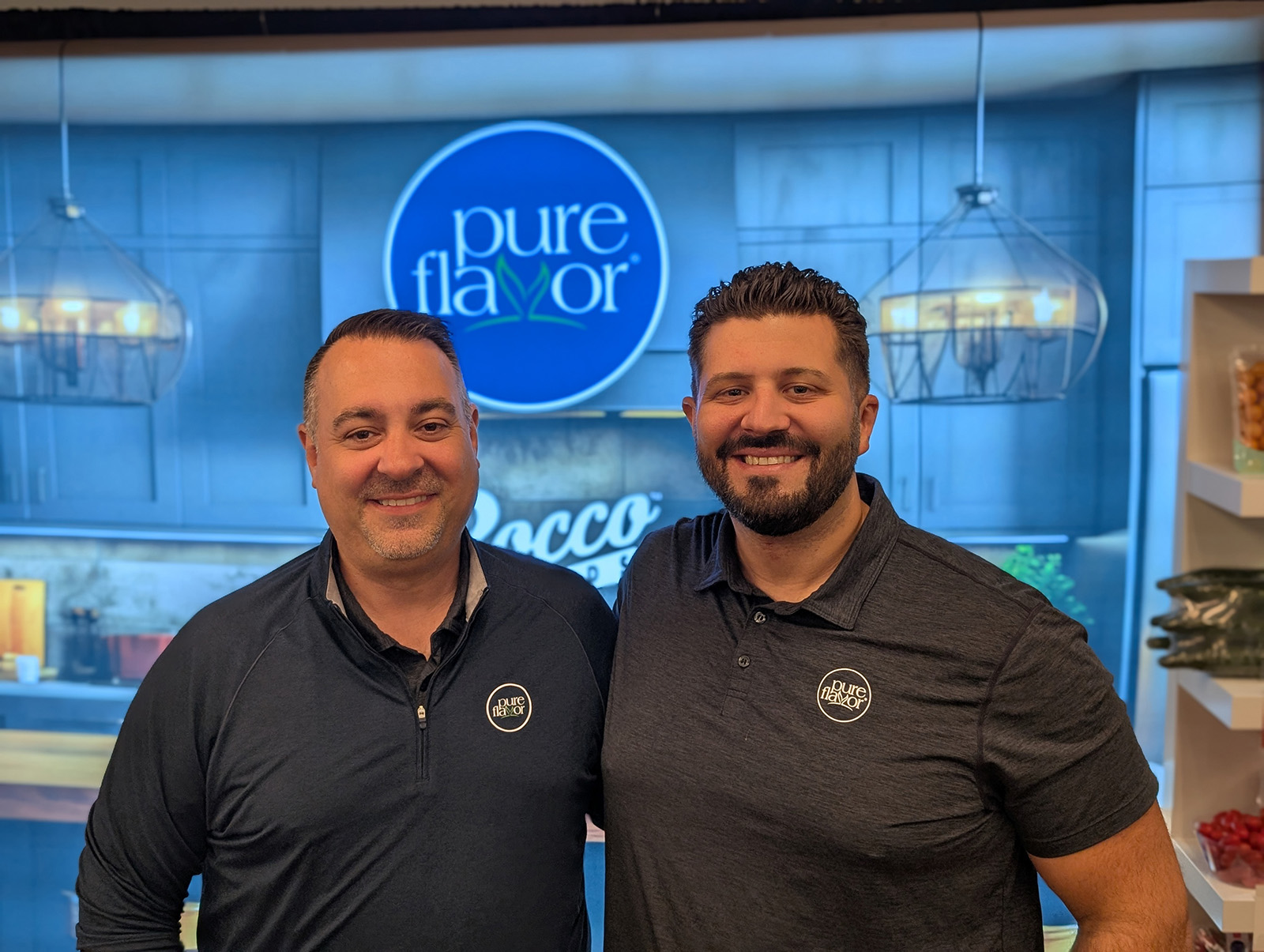 Mike Glass and Carmine Borelli of Pure Flavor.