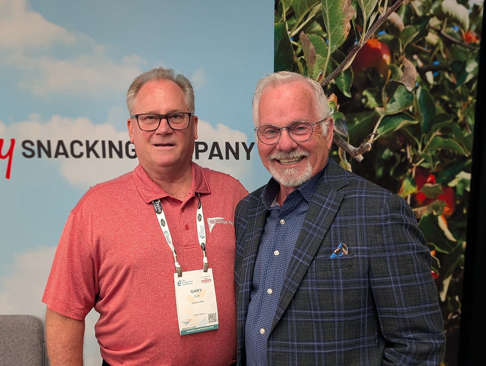 Gary Zych and Tony Freytag of Crunch Pak.