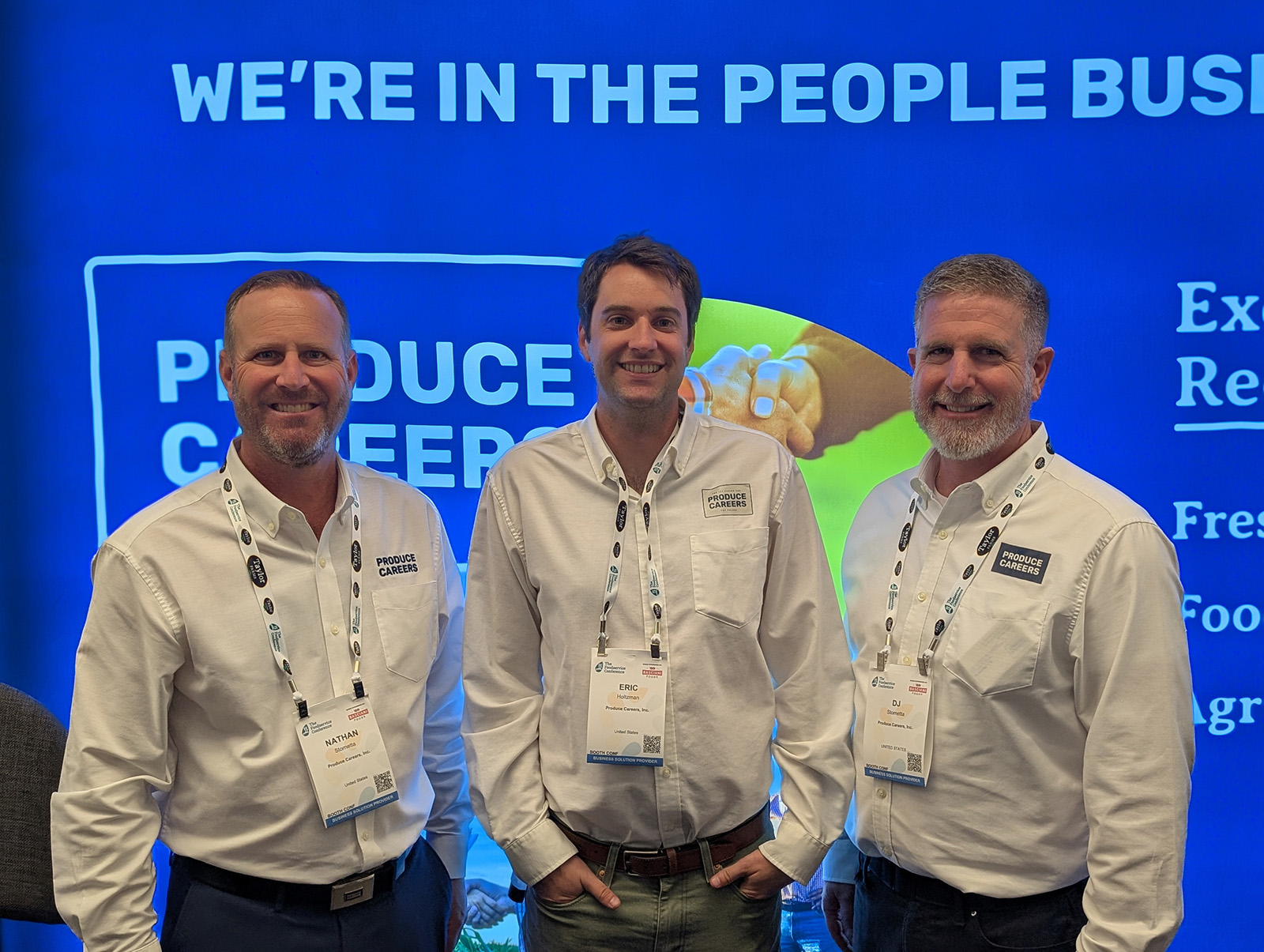 Nathan Stornetta, Eric Holtzman and DJ Stornetta of Produce Careers.