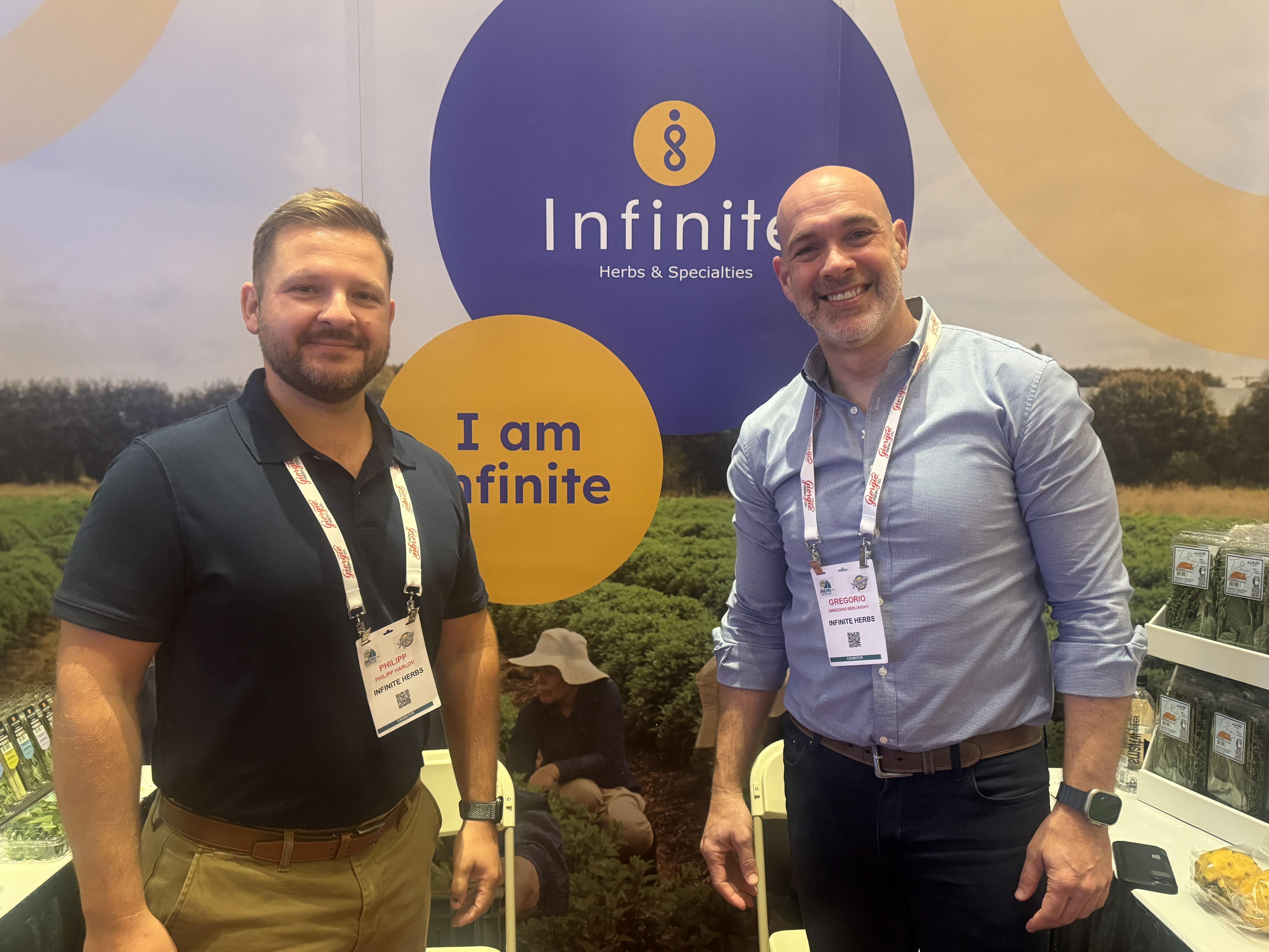 Philipp Harlov and Gregorio Berliavsky of Infiniti Herbs.