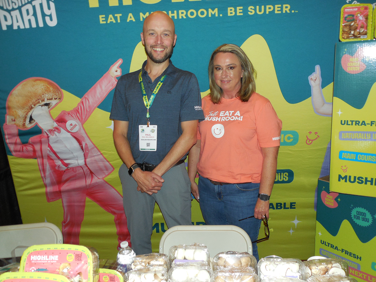 Paul Williamson and Sabrina Pokomandy of Highline Mushrooms.