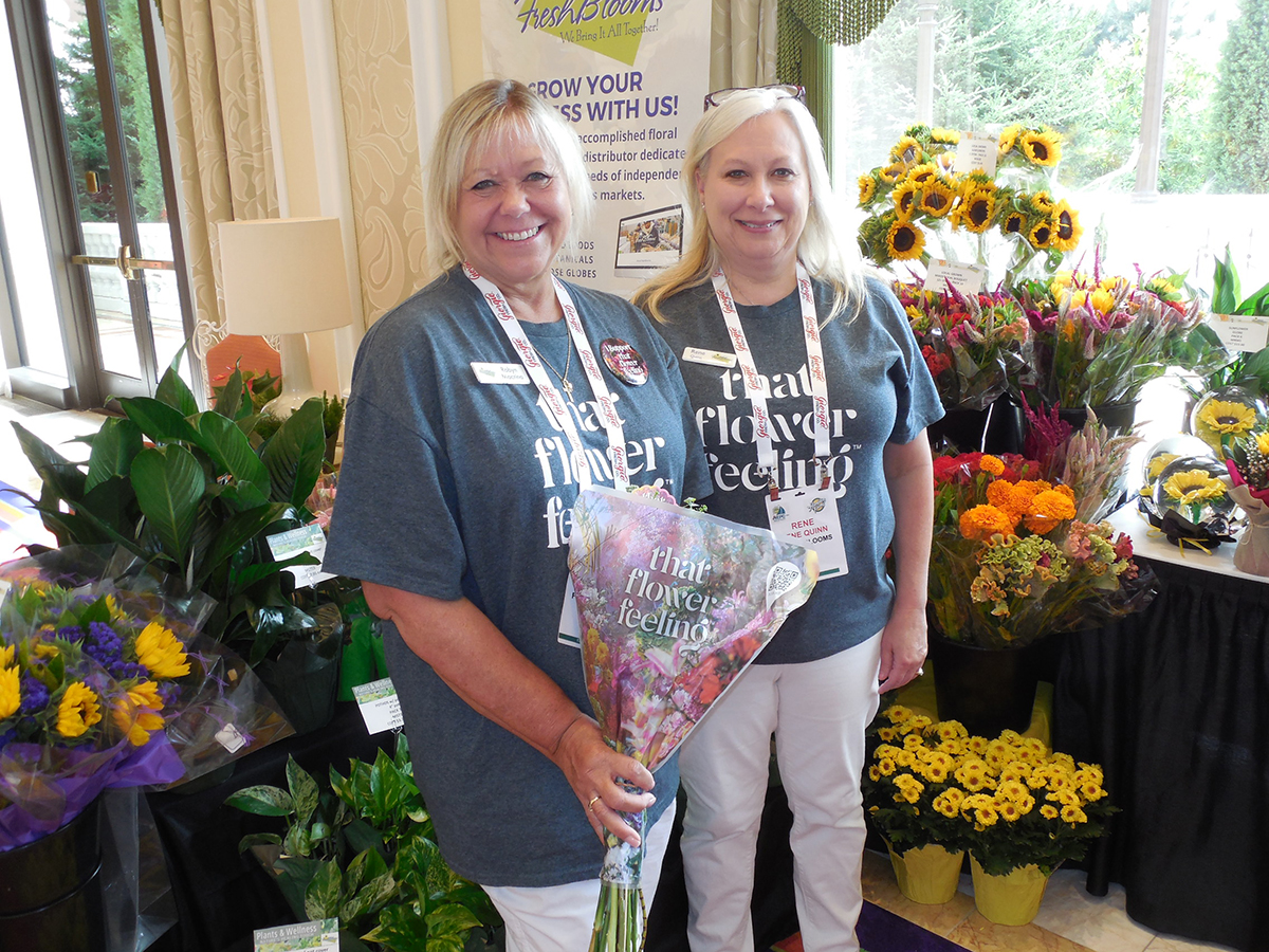 Robyn Macrina and Rene Quinn of FreshBlooms.