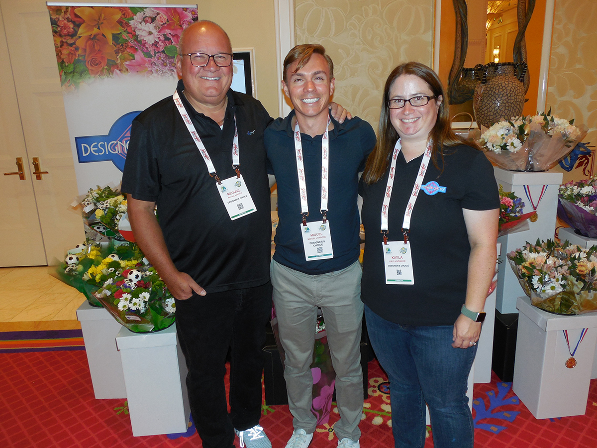 Michael Adiletto, Miguel Londono and Kayla Bowker of Designer’s Choice.