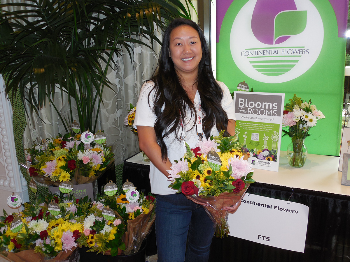 Laura Young of Continental Flowers.