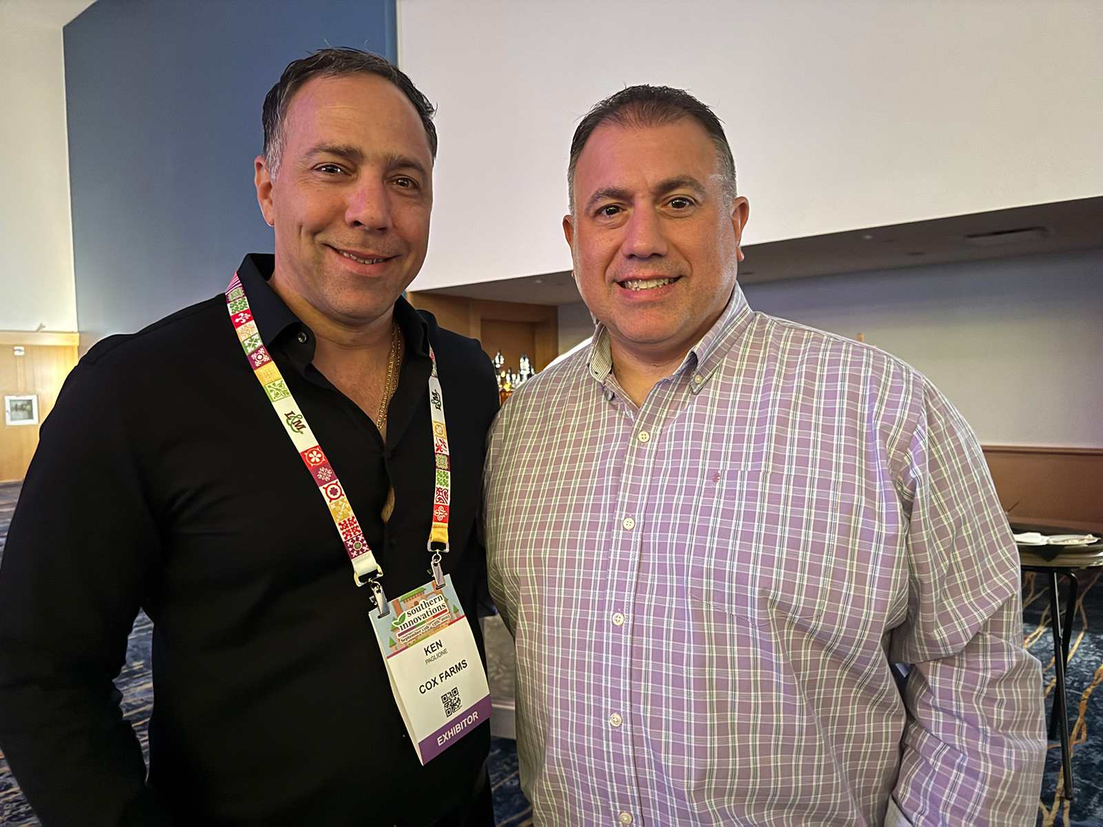 Ken Paglione and Emidio Cappussi of Mucci Farms.