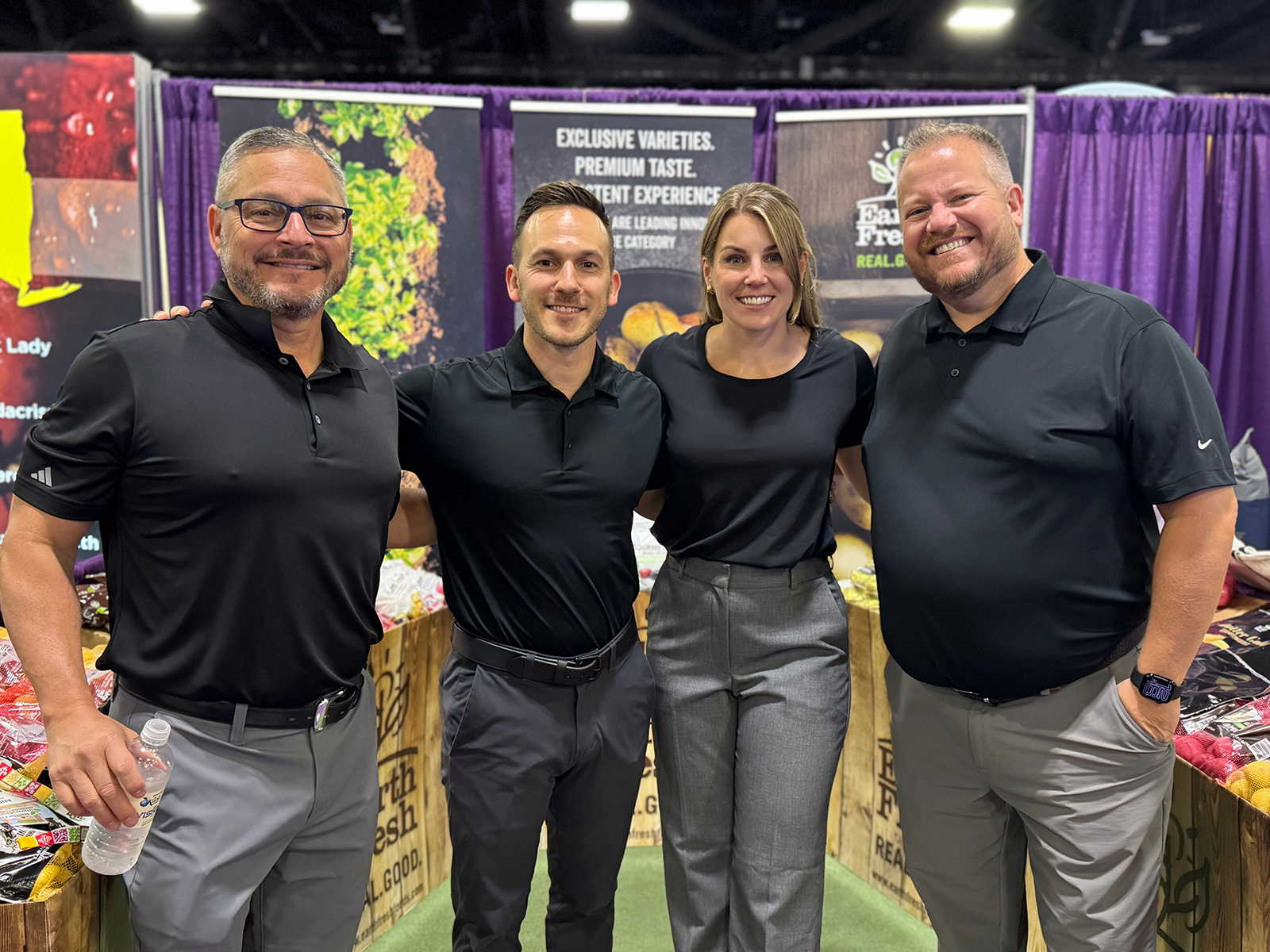 Andre Rohran, Kevin Sorichetti, Jorie Rose and Brent Miller of Earth Fresh.