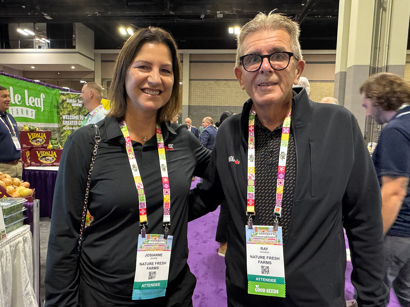 Josianne Legare and Ray Wowryk of Nature Fresh Farms.