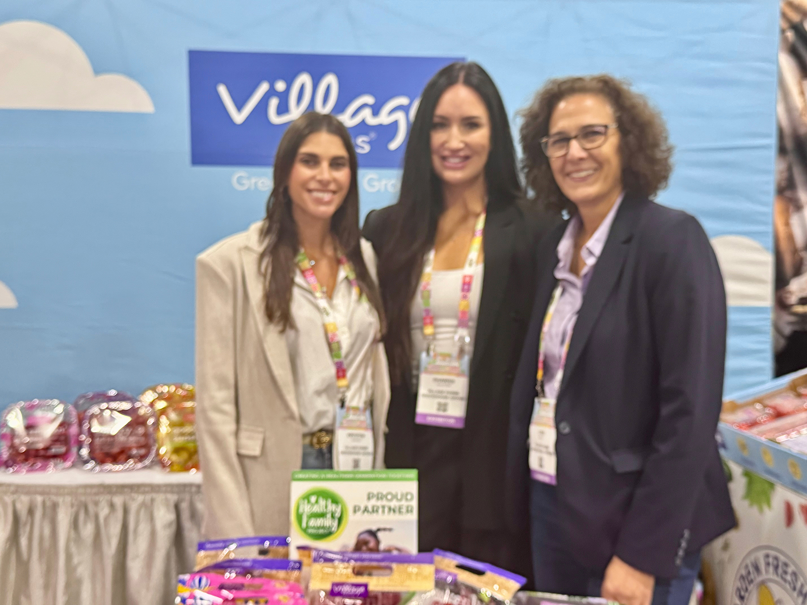Krysten DeGiglio, Shawna Pelletier and Lyra Vance of Village Fresh Greenhouse Grown.