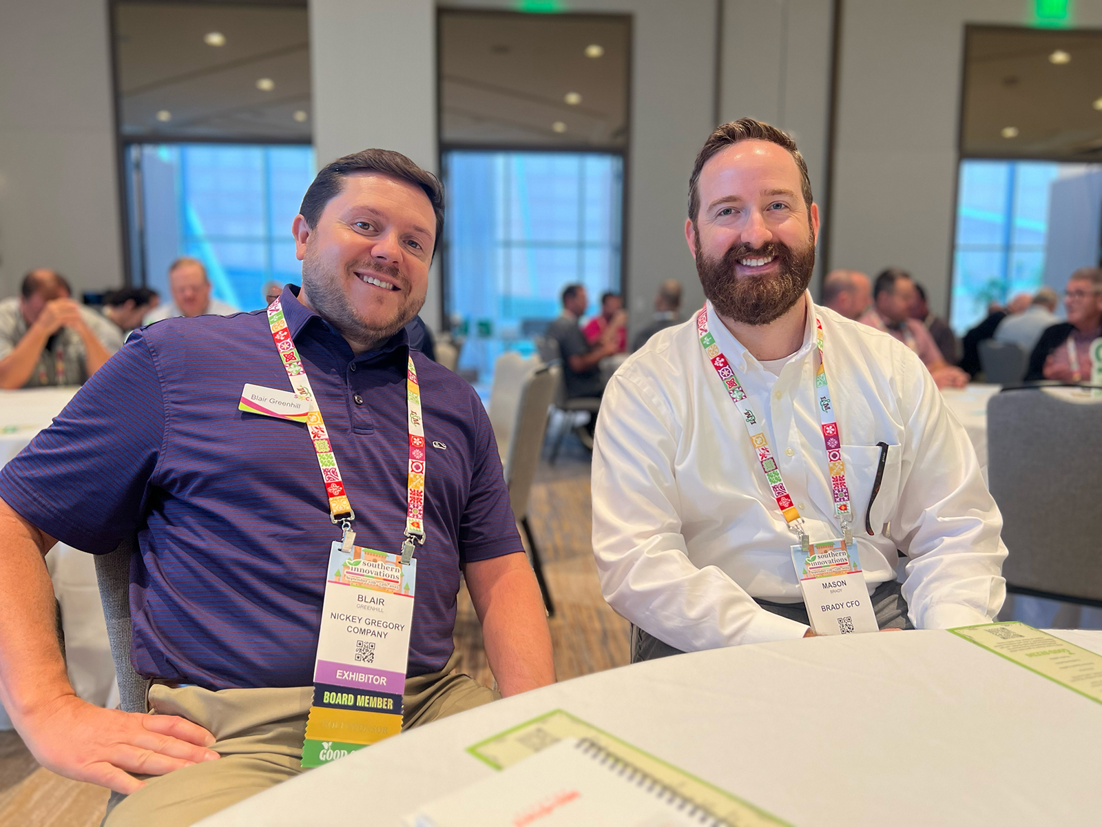 Blair Greenhill of Nickey Gregory and Mason Brady of Brady CFO.