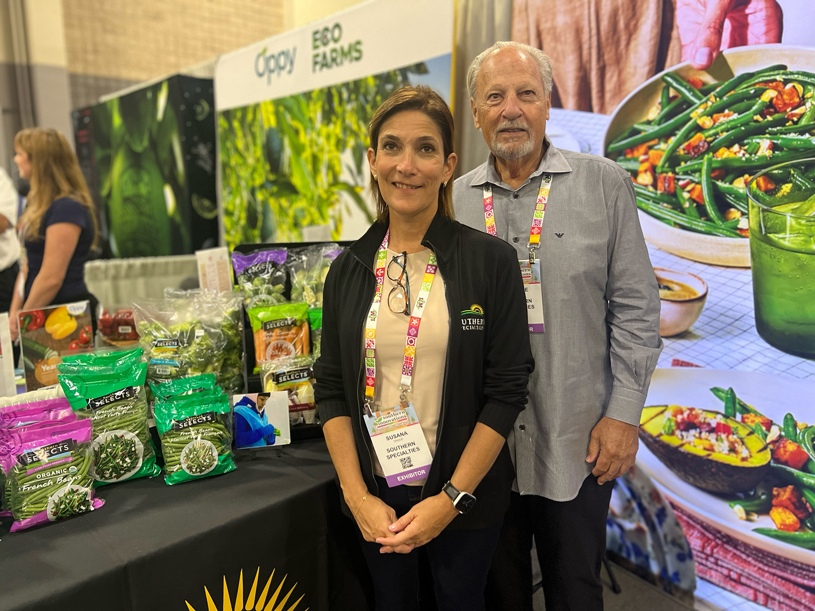 Susana Troop and Charlie Eagle of Southern Specialties.
