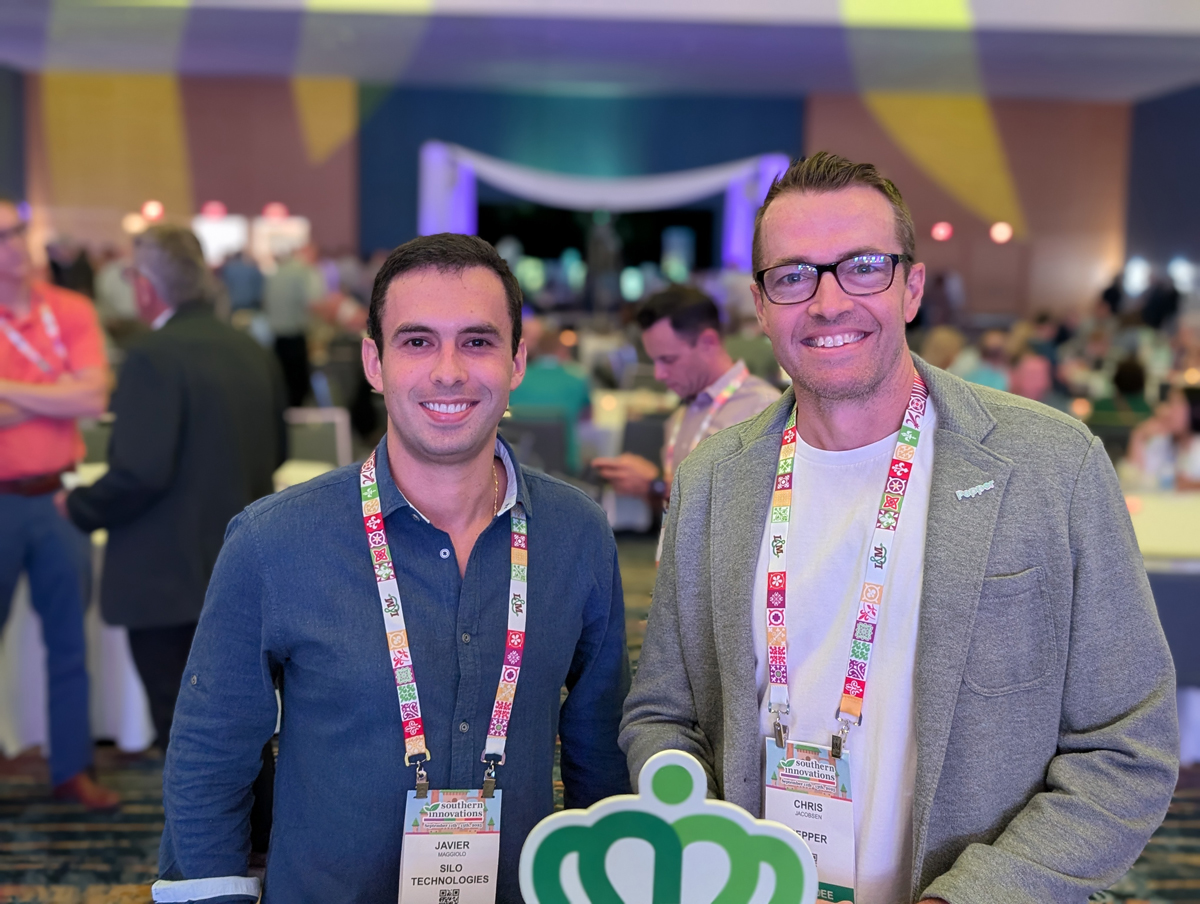 Javier Maggiolo of Silo Technologies and Chris Jacobsen of Pepper.