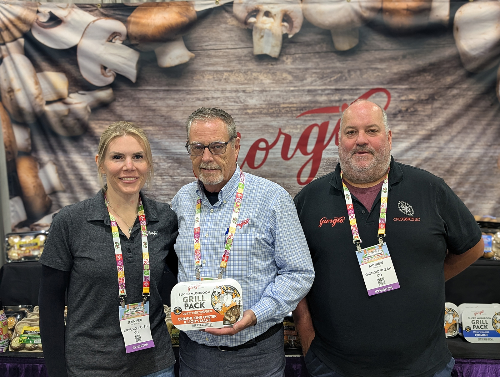Jennifer Prodoehl, Kirk Wilson and Andrew Preusse of Giorgio Fresh.