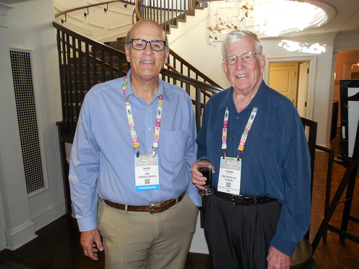 David Wilson of DW Consultants with Frank Swanson, retired from U.S. Foods.
