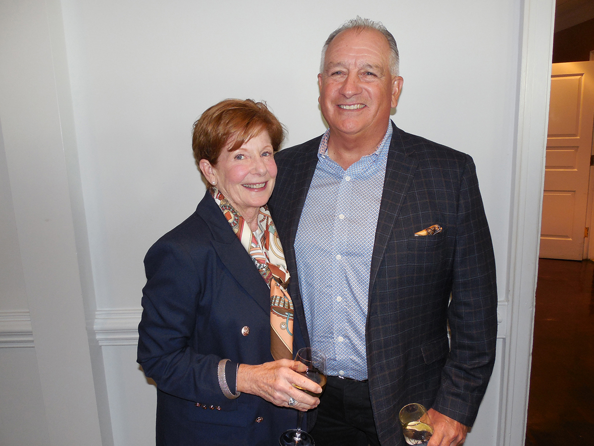 Stephanie Hilton of Lange Cos. and Mark Hilton, a past president of the Southeast Produce Council.