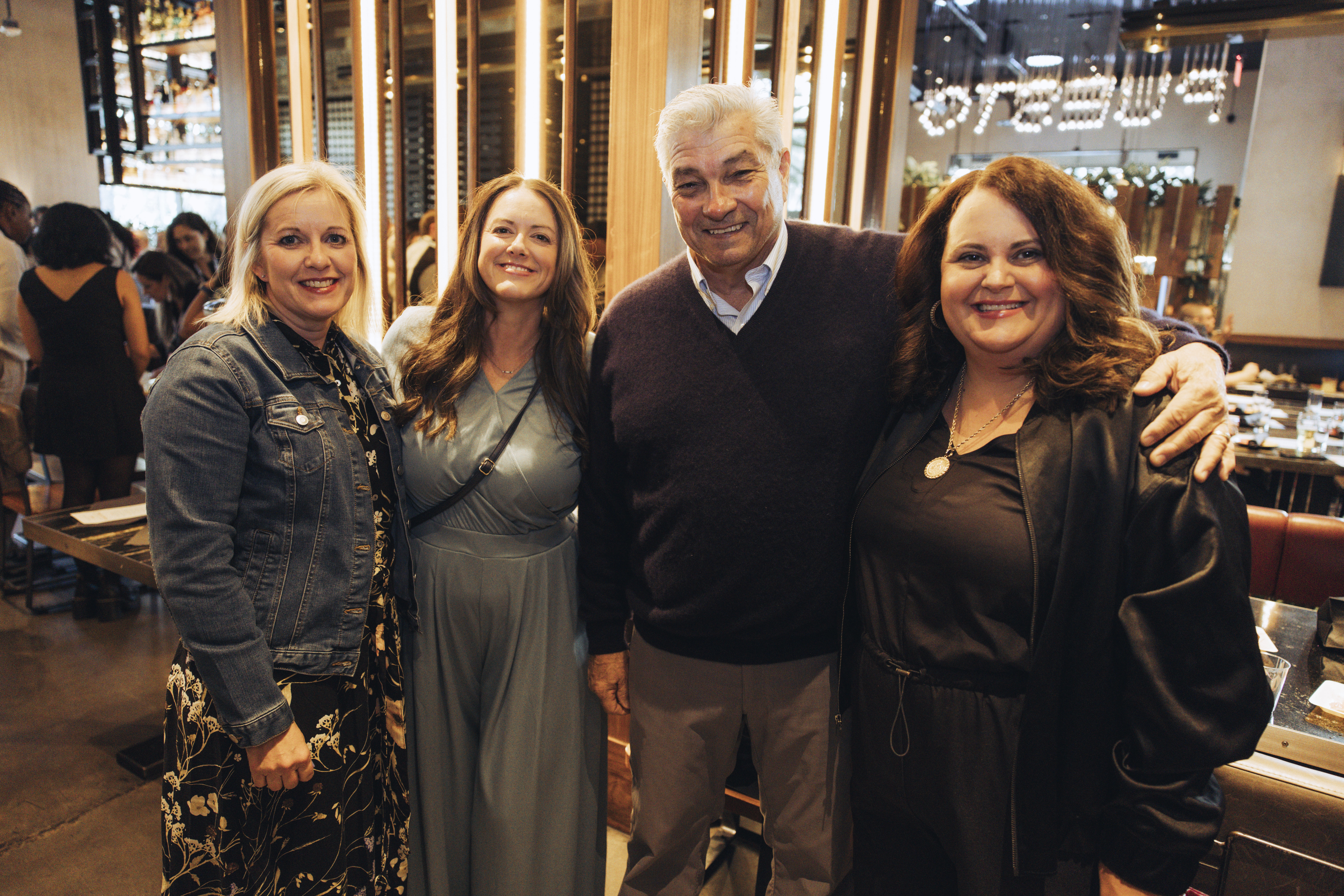 Anne Barnhill, Jessica Johnson, Stephen S. Madonia and Tonya Forster of Blue River Legacy Farms.