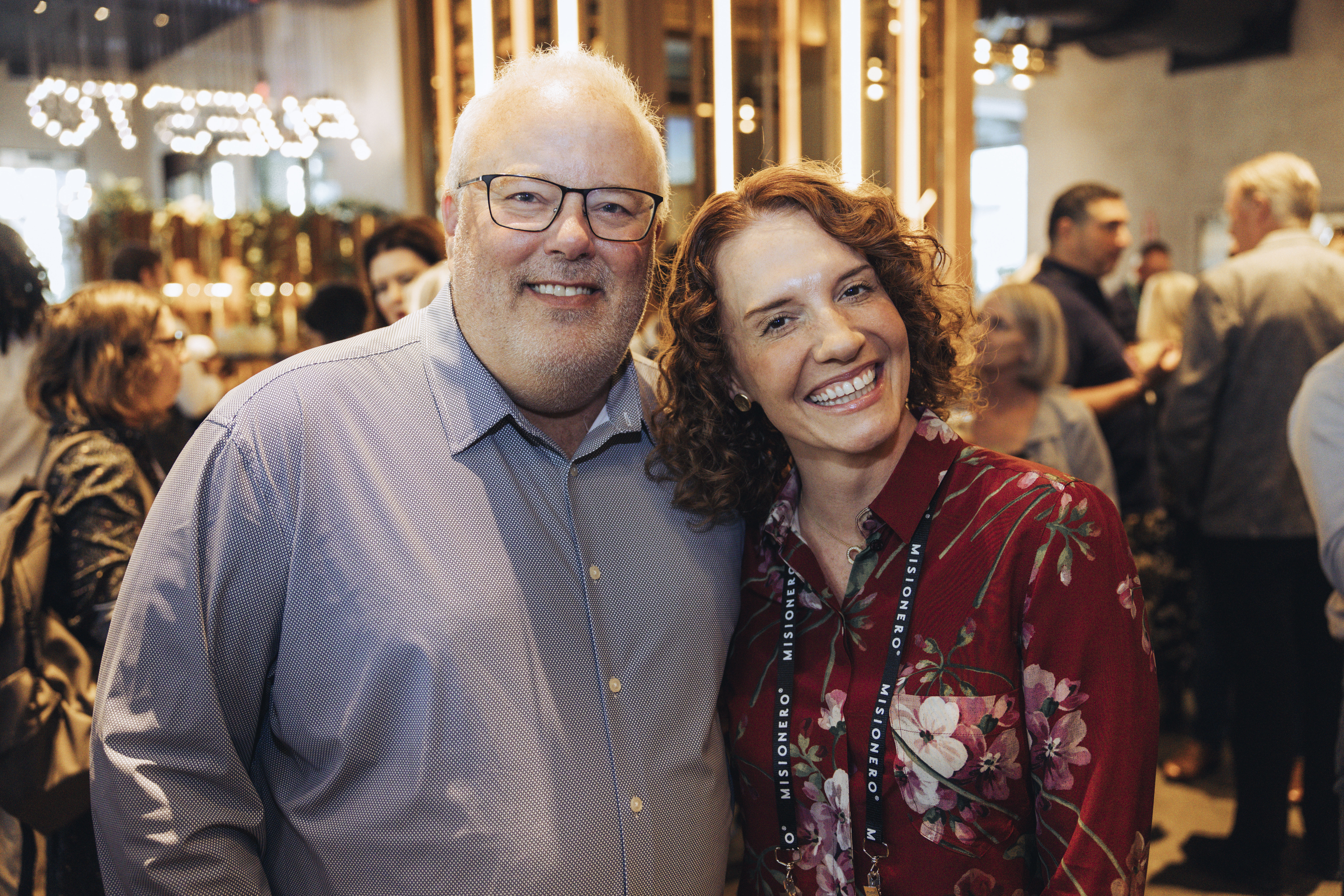 Mark De Costa of Costco and Nicole Zapata of Misionero.