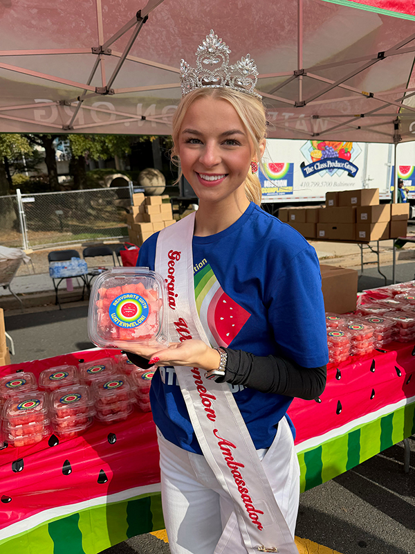 Georgia Watermelon Ambassador Katelyn Lindsay.