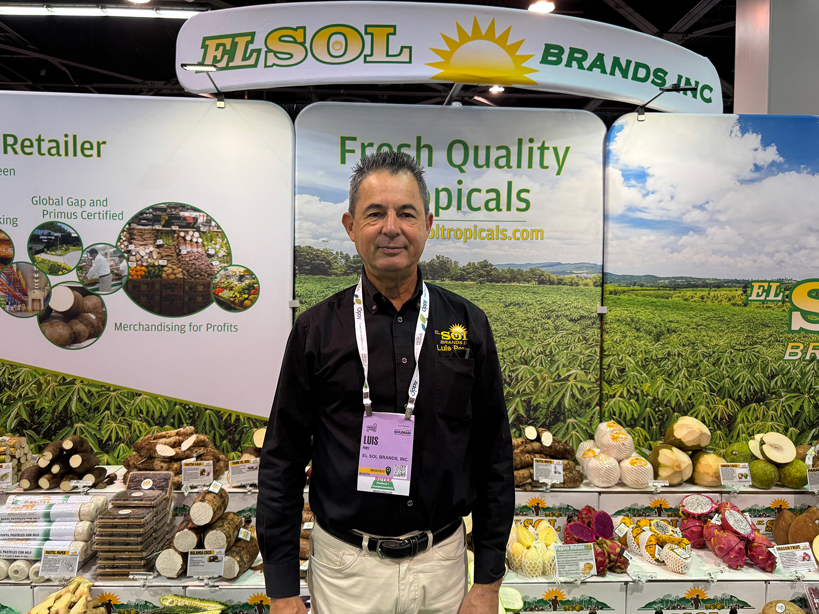 Luis Perez of EL Sol Brands.