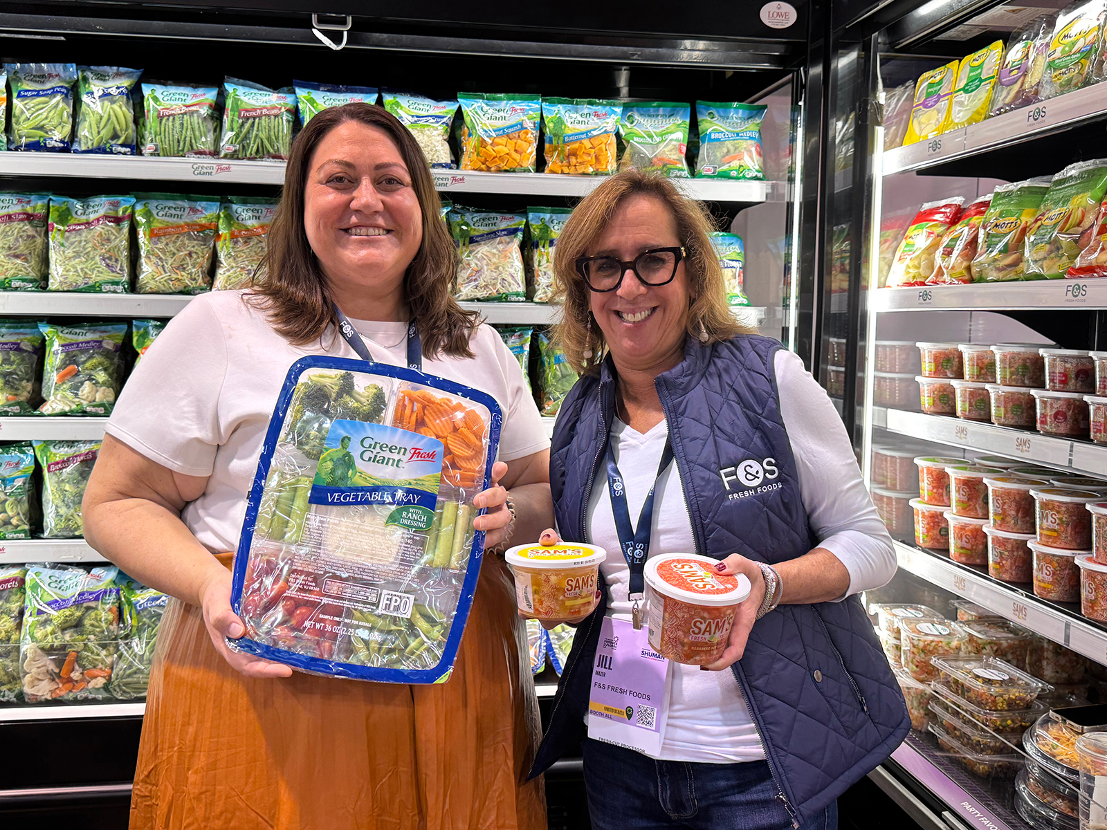 Jessica Harris and Jill Mazer of F&S Fresh Foods.