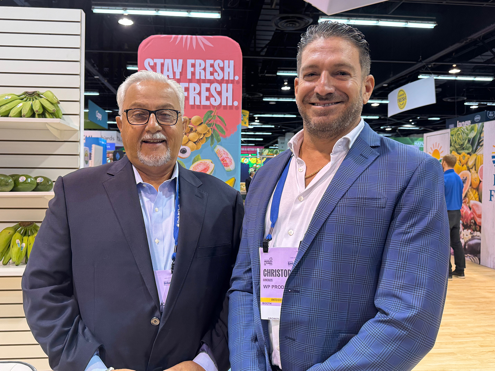 Rudy Leon and Chris Gonzales of WP Produce.