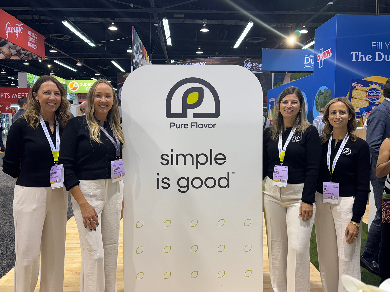 Cortney Walker, Candice Cottingham, Julia Weber and Julie Daws of Pure Flavor.