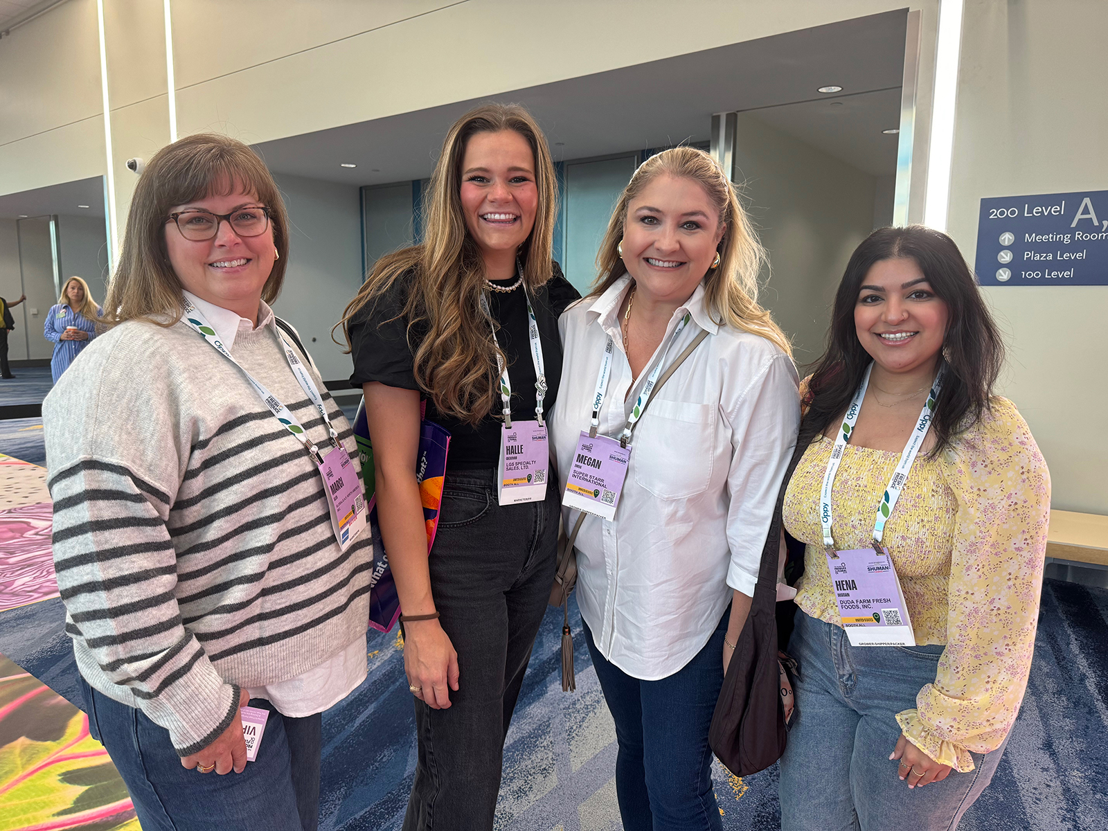 Marci Allen, Halle Cheatham, Megan Zweig and Hena Hussain of DMA Solutions.