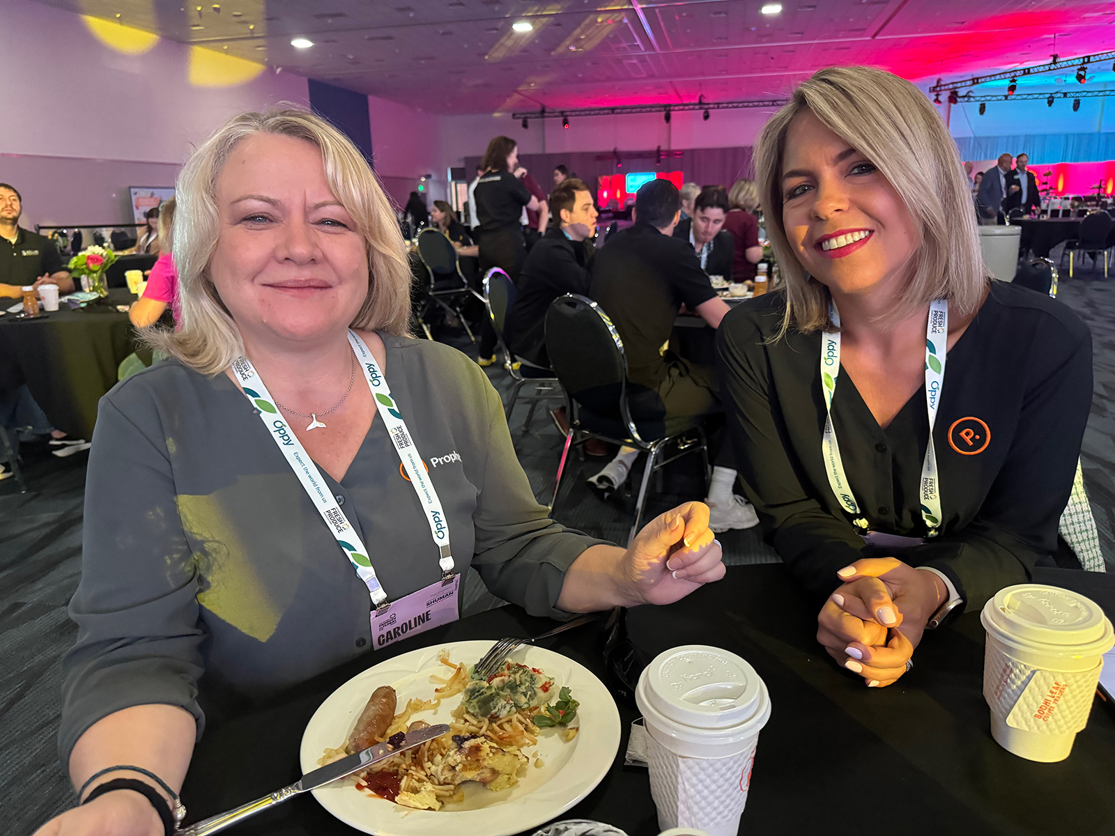 Caroline Valentine and Shannon Fauconnier of Prophet North America.
