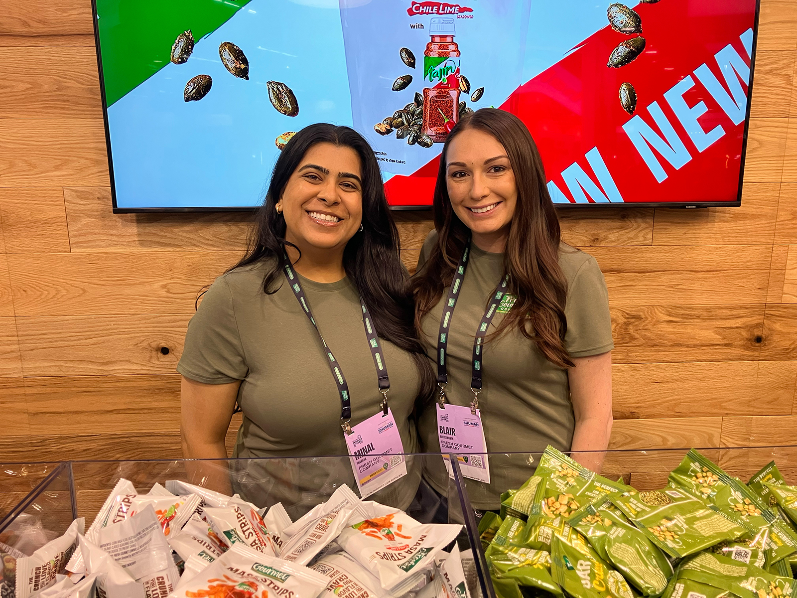 Minal Thakkar and Blair Butterworth of Fresh Gourmet Co. 