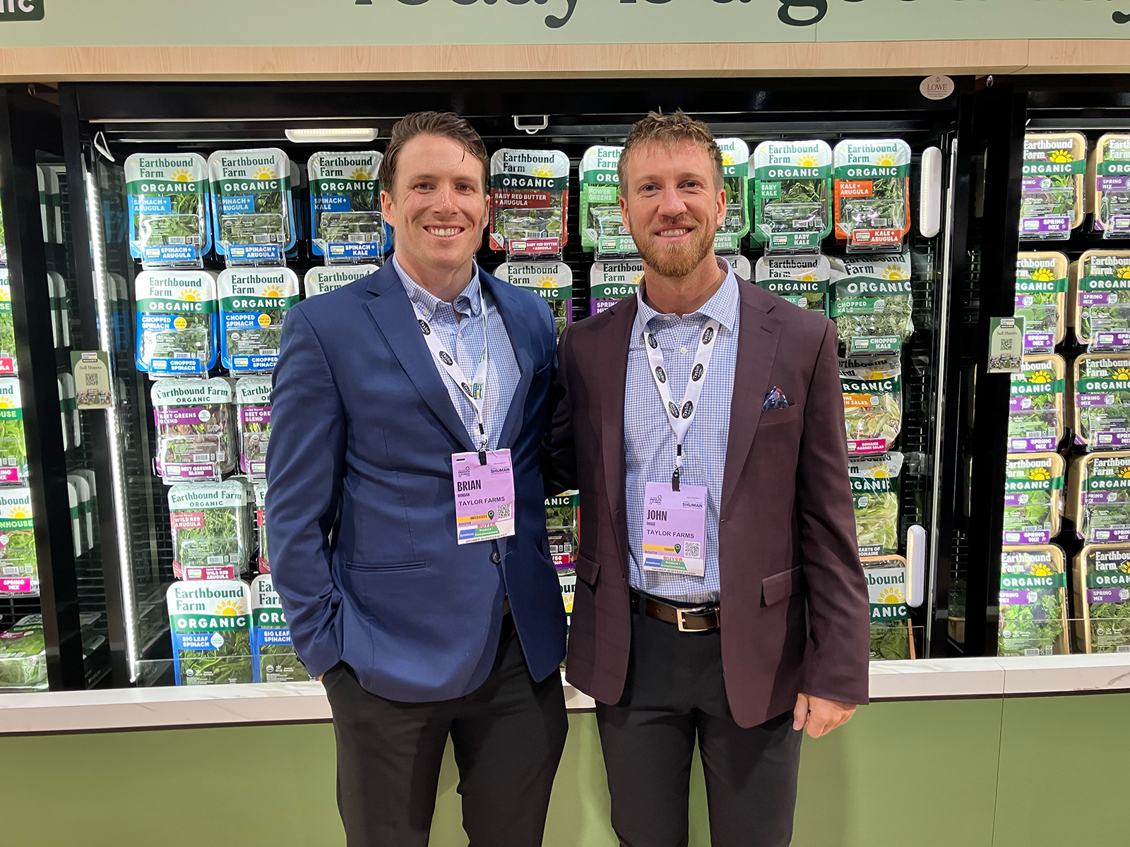 Brian Riordan and John Dickie of Taylor Farms. 
