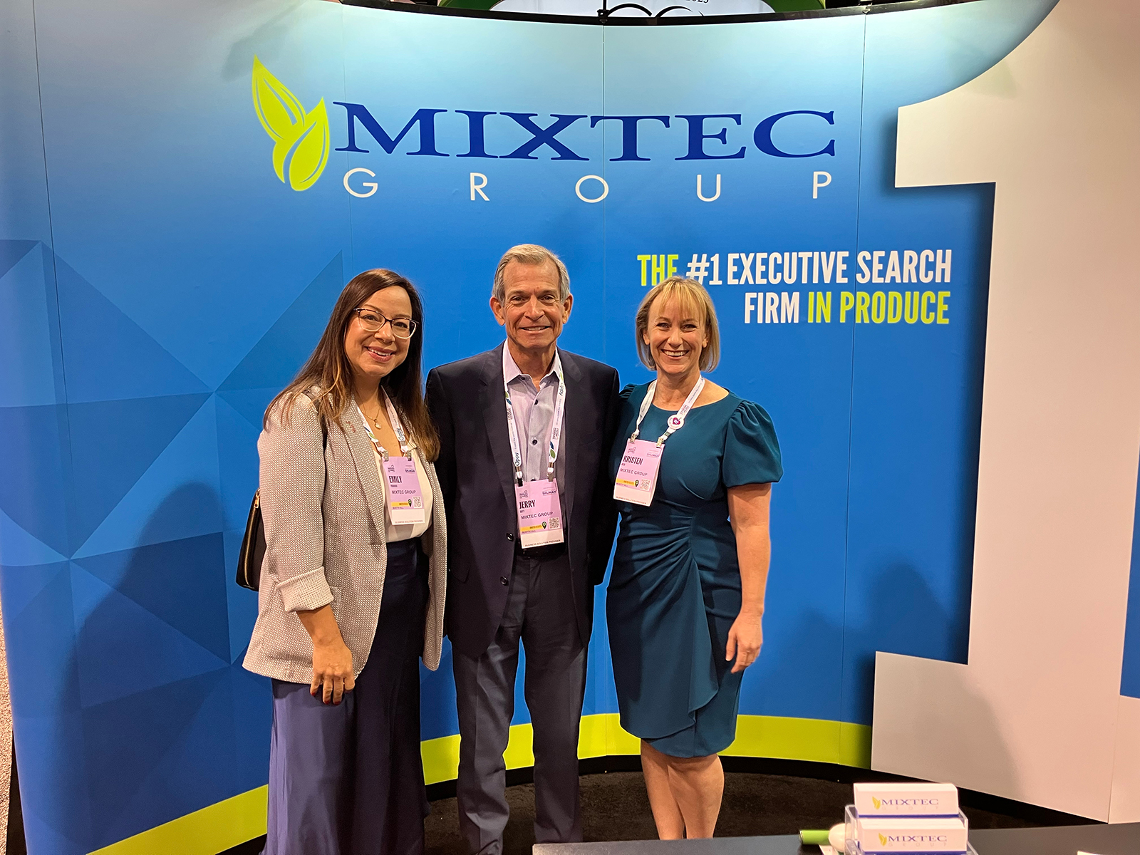 Emily Fragoso, Jerry Butt and Kristen Reid of Mixtec Group. 