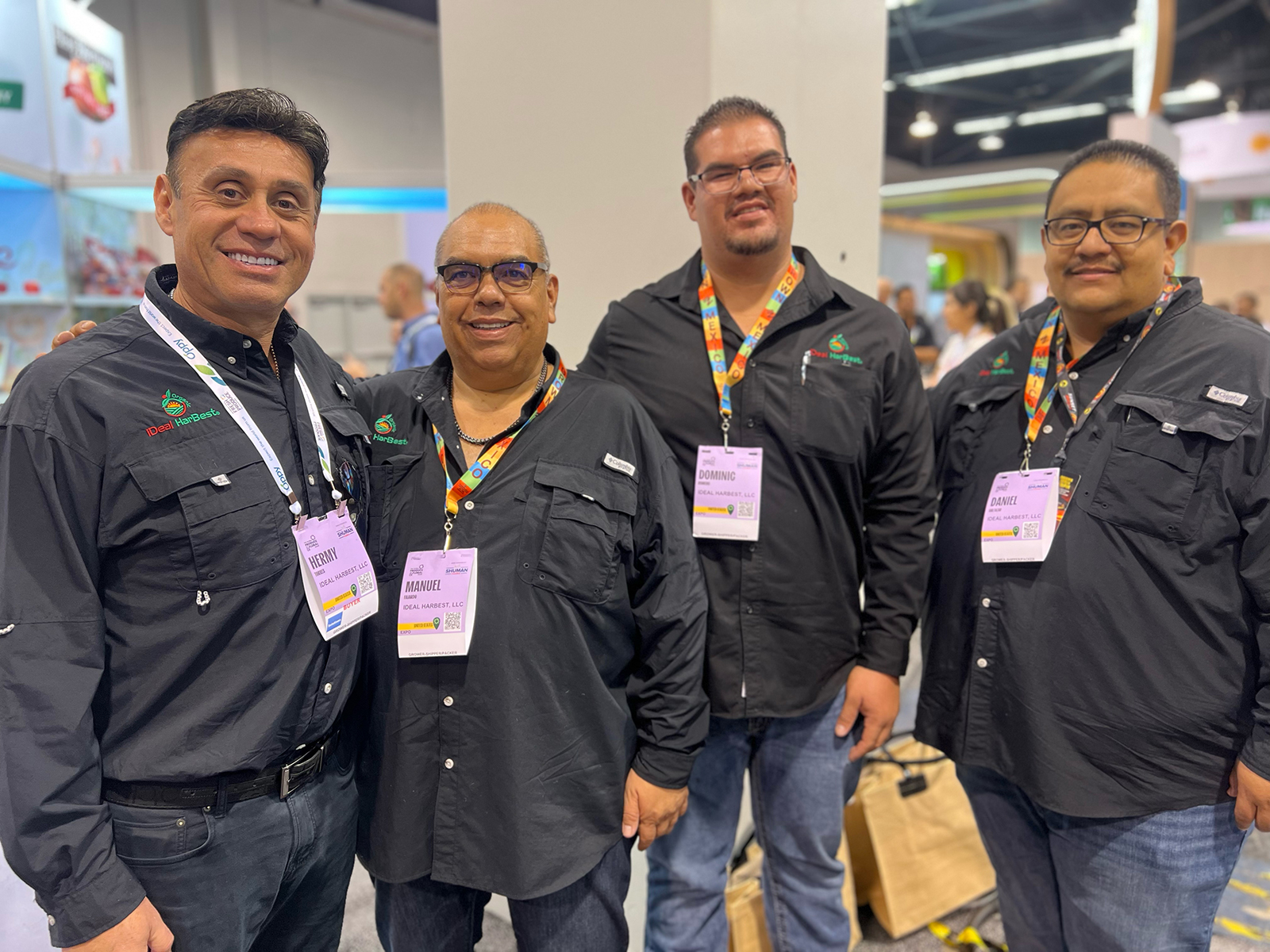 Hermy Torres, Manny Fajardo, Dominic Romero and Danny Baltazar of iDeal HarBest.
