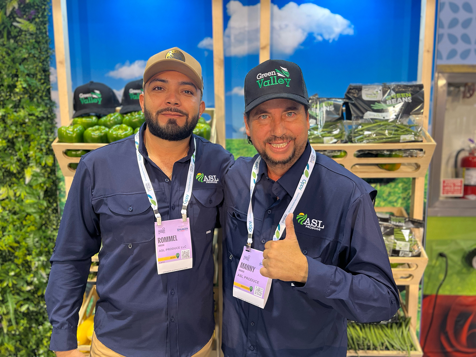 Rommell Orozco and Manny Higuera of ASL Produce.
