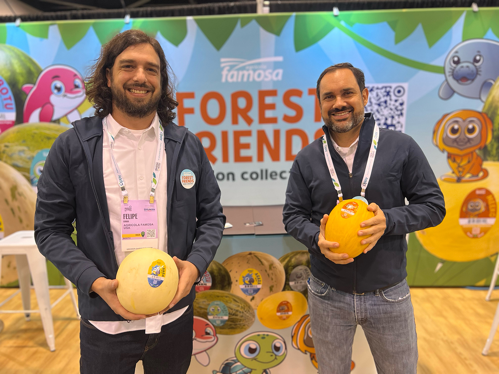 Felipe Cunha and Fred Taveras of Agricola Famosa USA.