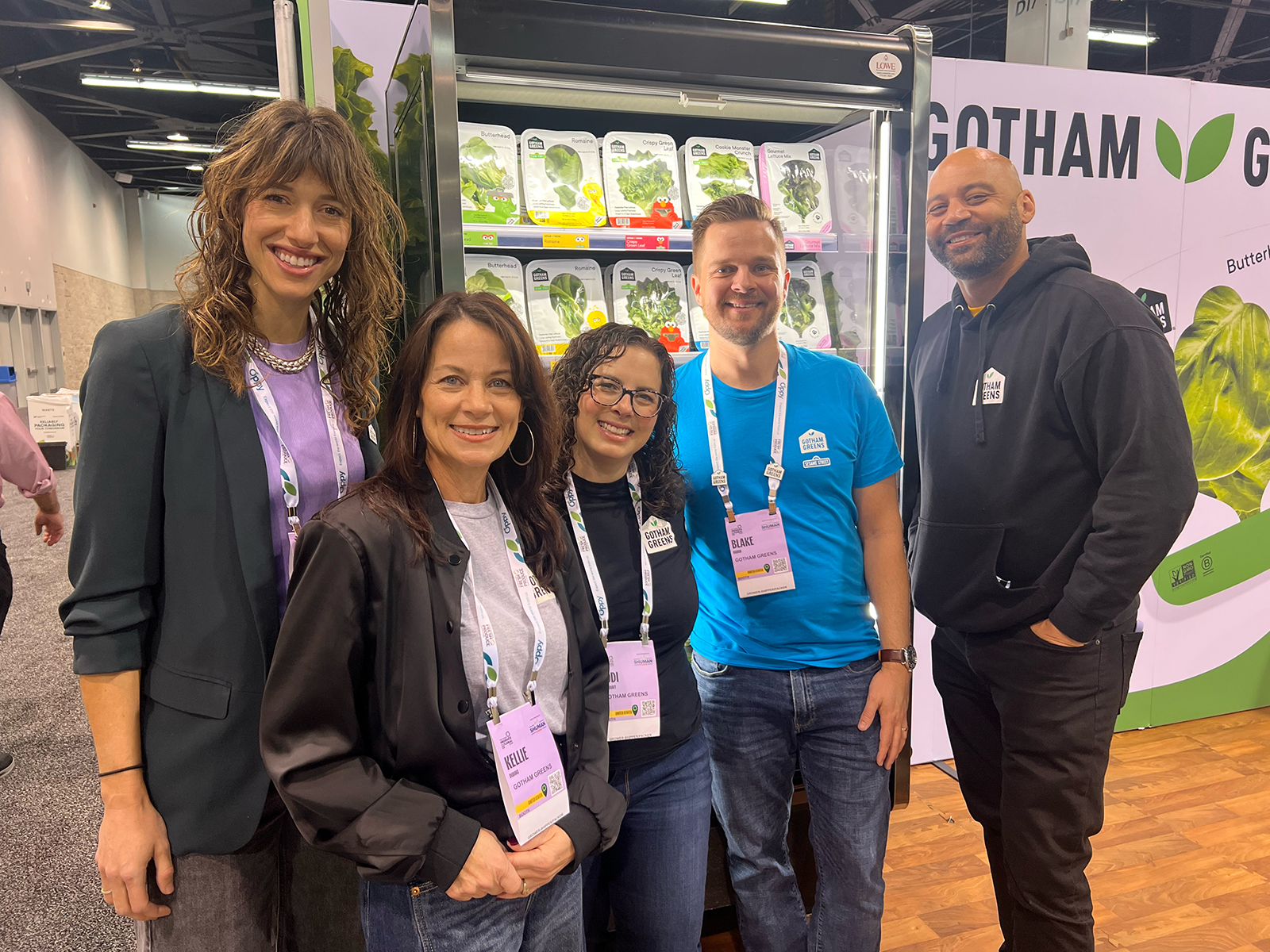 Nicole Baum, Kellie DuBois, Jodi Genshaft, Blake Busch and Jeff McKinnon of Gotham Greens.