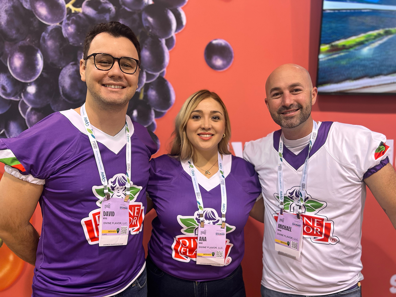 David Reyes, Ana Nuñez and Michael DuPuis of Divine Flavor.