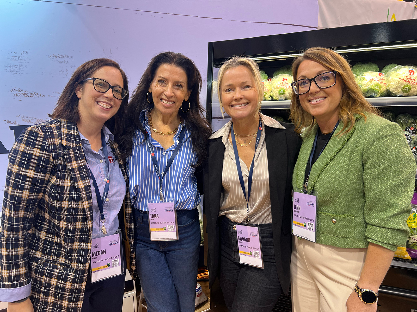 Megan Adams, Tara Smith, Megann Schooley and Jenn Edgecomb of Smith’s Farm.