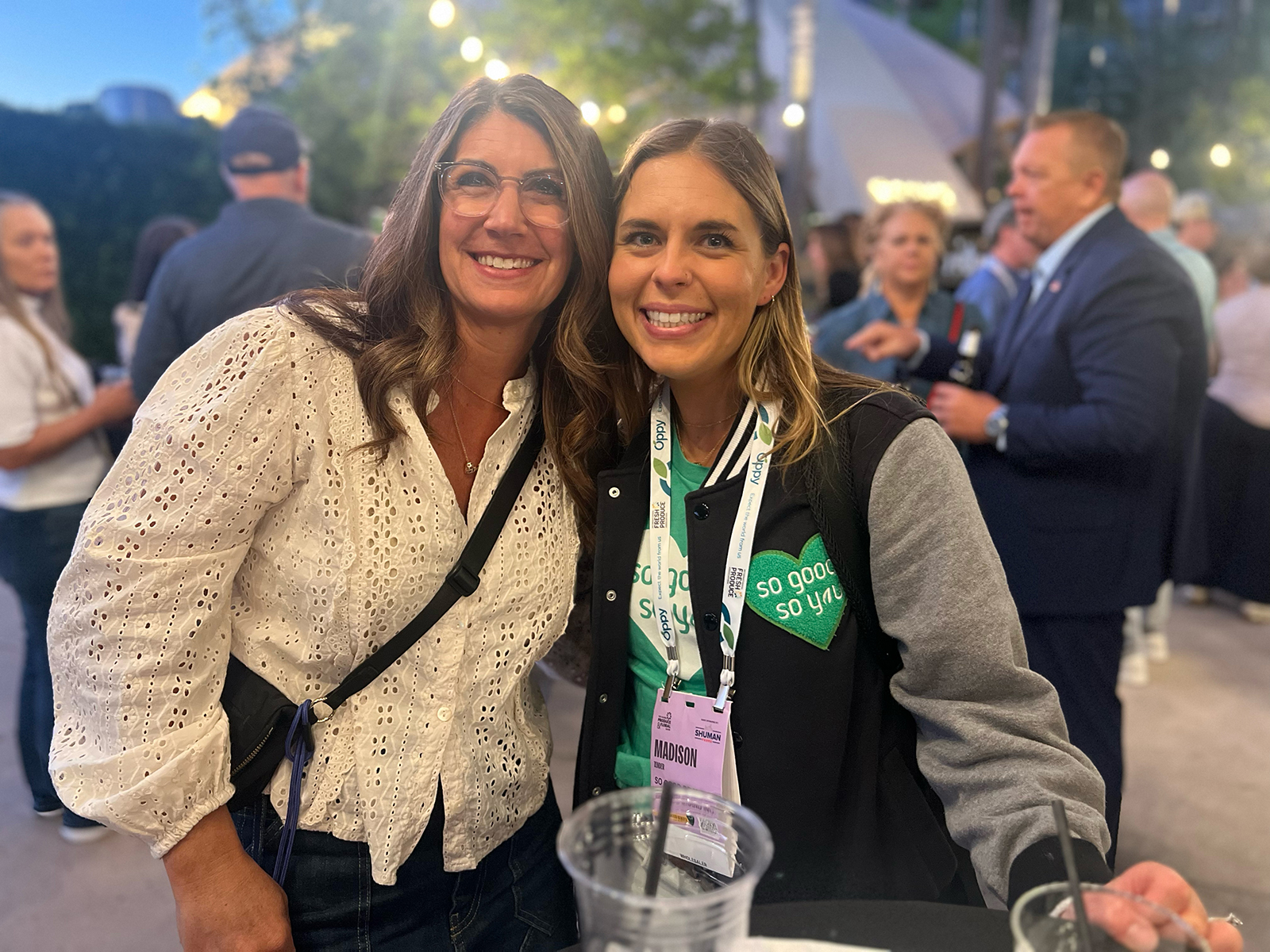 Anne Rakosky of JOH with Madison Zender of So Good So You.