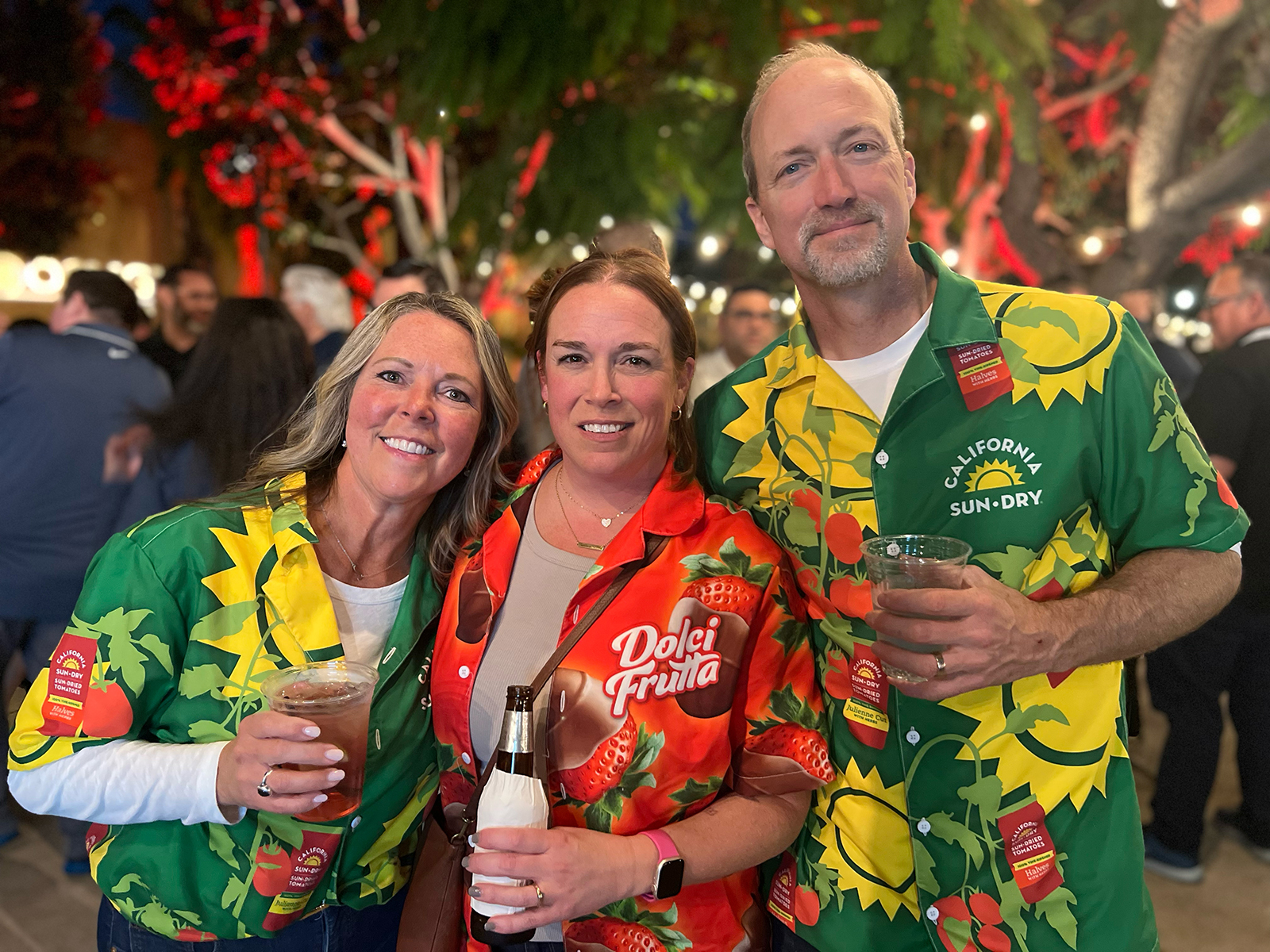 Shana Burnstead, Sarah Dearen and Brad Nellis of Saco Foods.