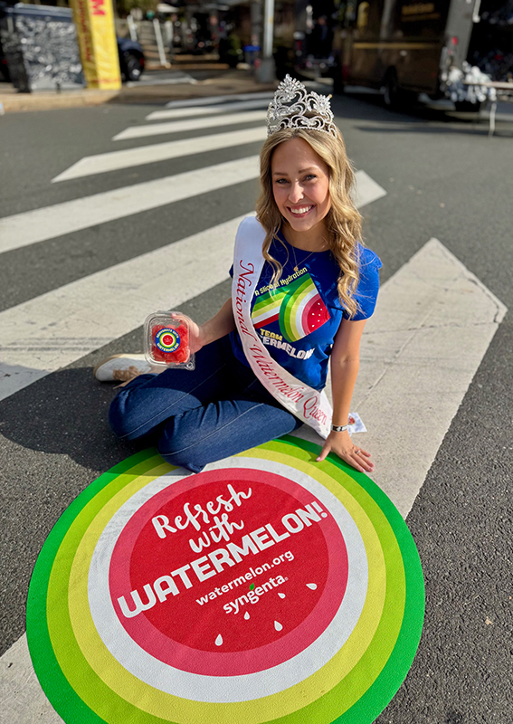 National Watermelon Queen Elanie Mason.