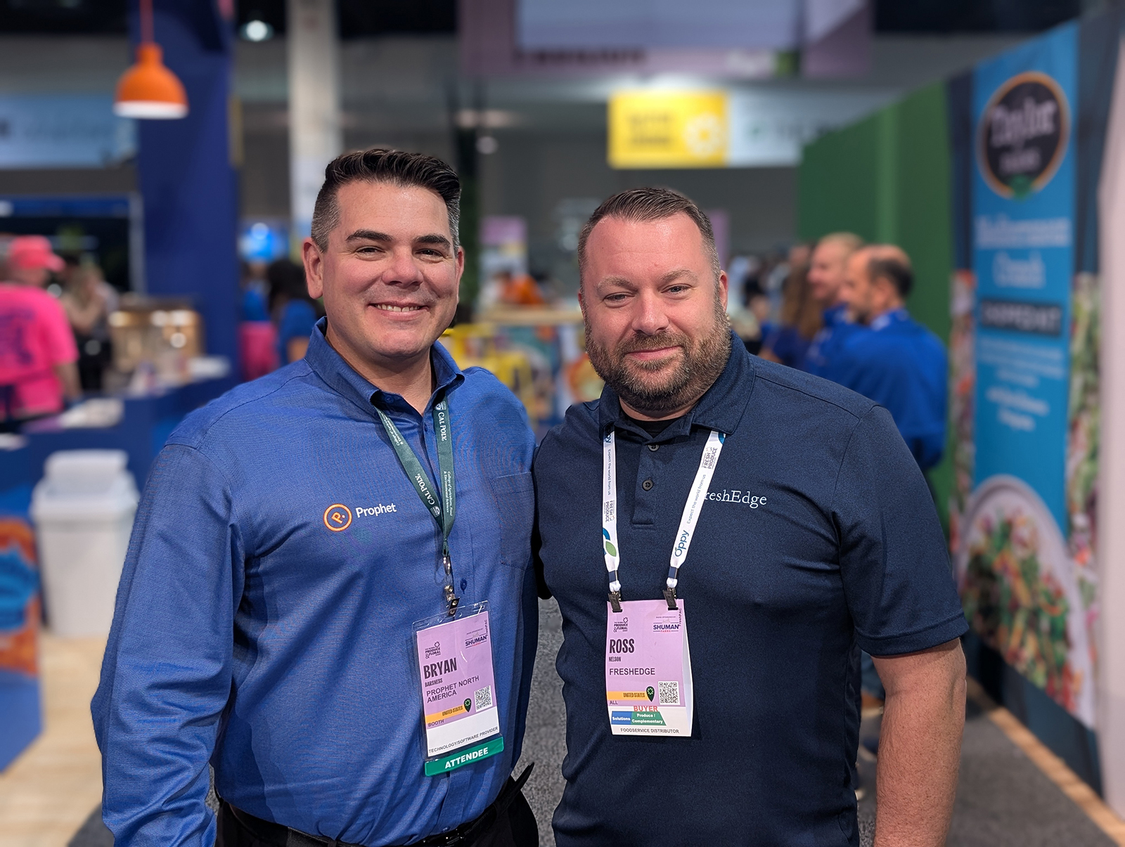 Bryan Barsness of Prophet North America and Ross Nelson of FreshEdge.