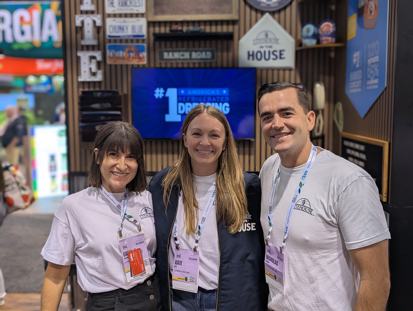 Camille Balfanz, Kate Nees and Nicholas Hawkins of Litehouse.