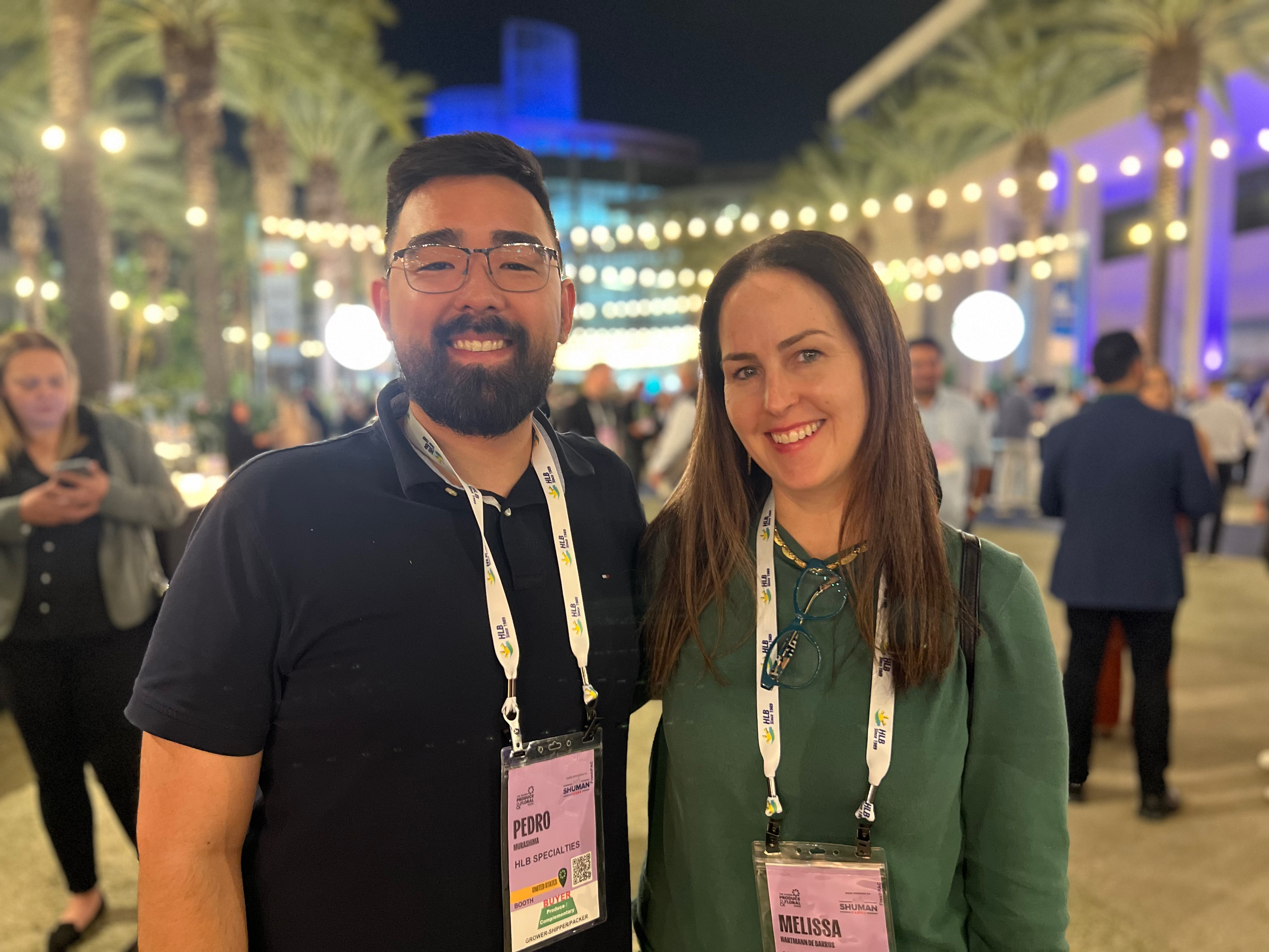 Pedro Murashima and Melissa Hartmann de Barros of HLB Specialties.