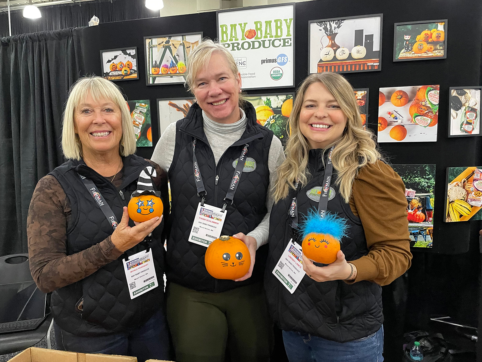 Michele Youngquist, Tyann Schlimmer and Lindsey Lance of Bay Baby Produce. 