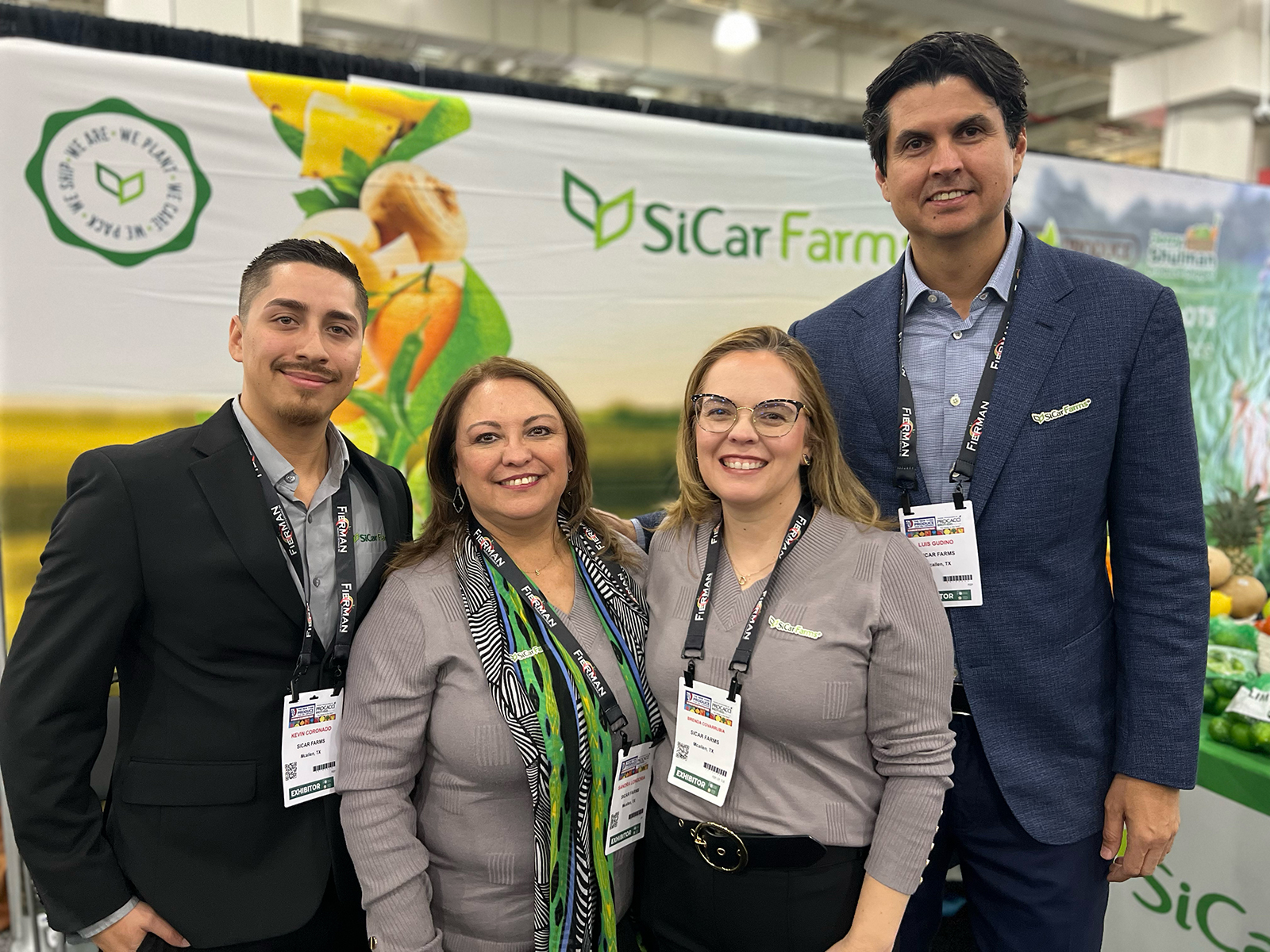 At the SiCar booth were Kevin Coronado, Sandra Longoria, Brenda Covarrubia and Luis Gudino.