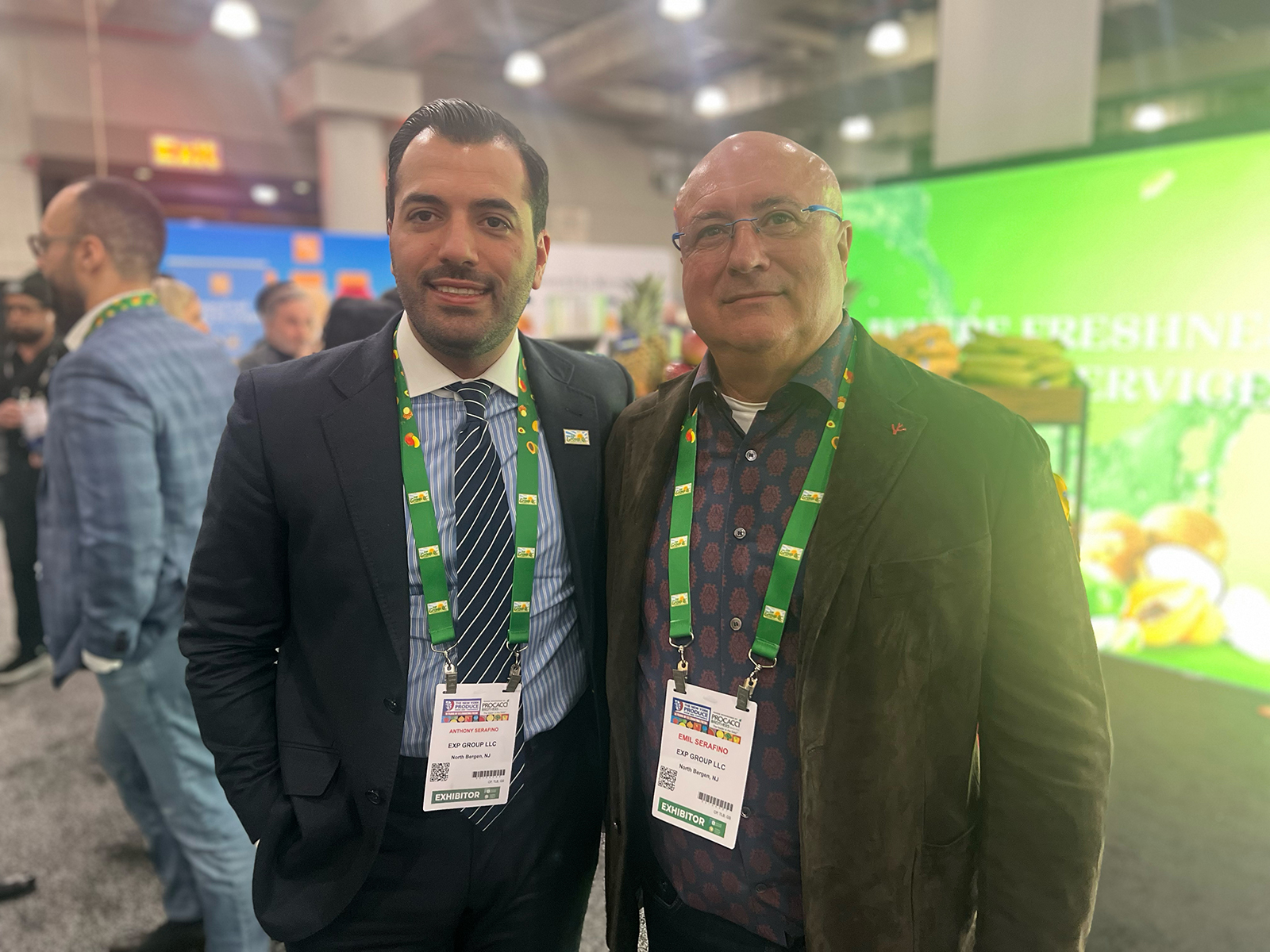 Anthony Serafino and Emil Serafino of EXP Group saw a steady stream of visitors throughout the afternoon.