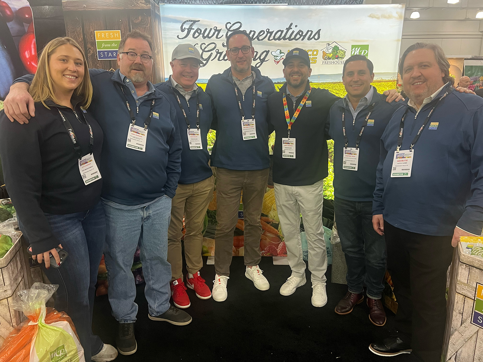 ADS Management, which includes Hapco Farms, Freshouse and MR Farms, was represented at the New York Produce Show by Kaitlyn Anderson, Karl Ronhave, Sean Golden, Matthew Sytsema, Jamey Friedman, Jonathan Trock and Kevin Fix.