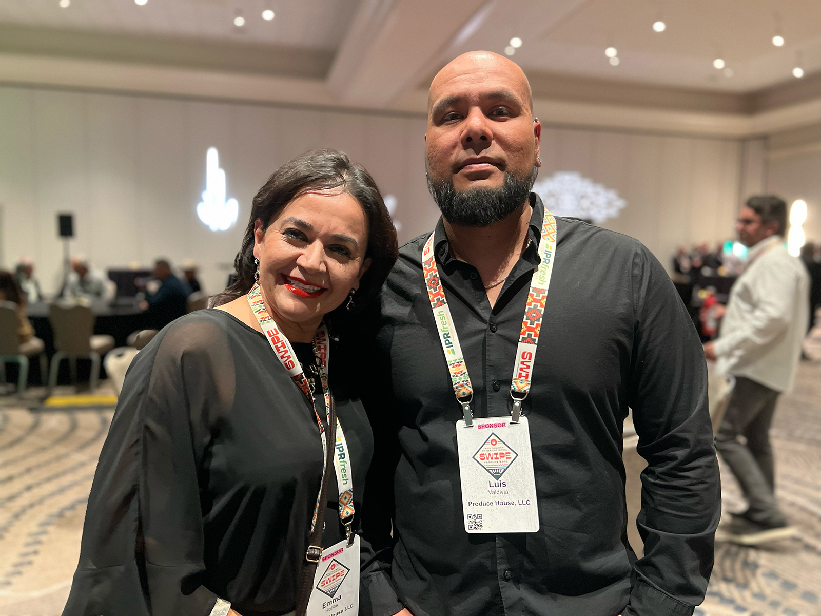 Emma Hobbs and Luis Valdivia of Produce House.