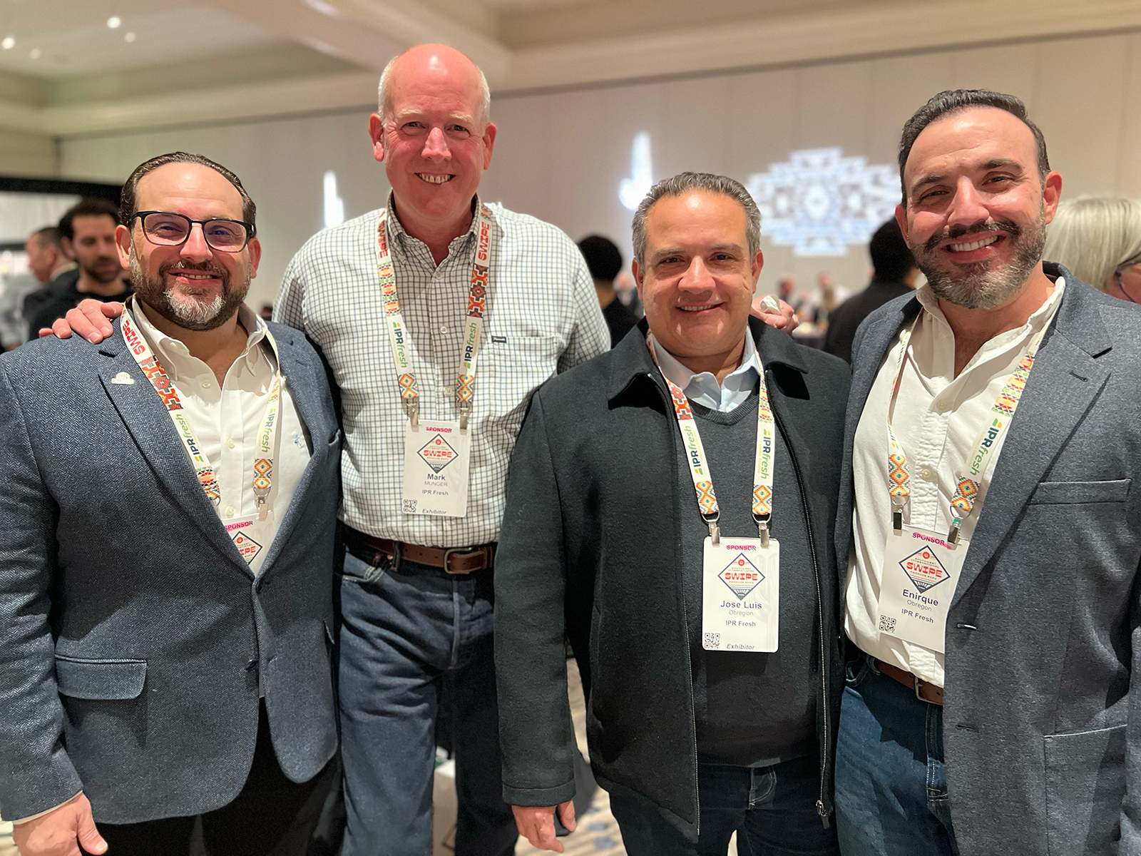 Alvaro Obregon, Mark Munger, Jose Luis Obregon and Enrique Obregon of IPR Fresh.