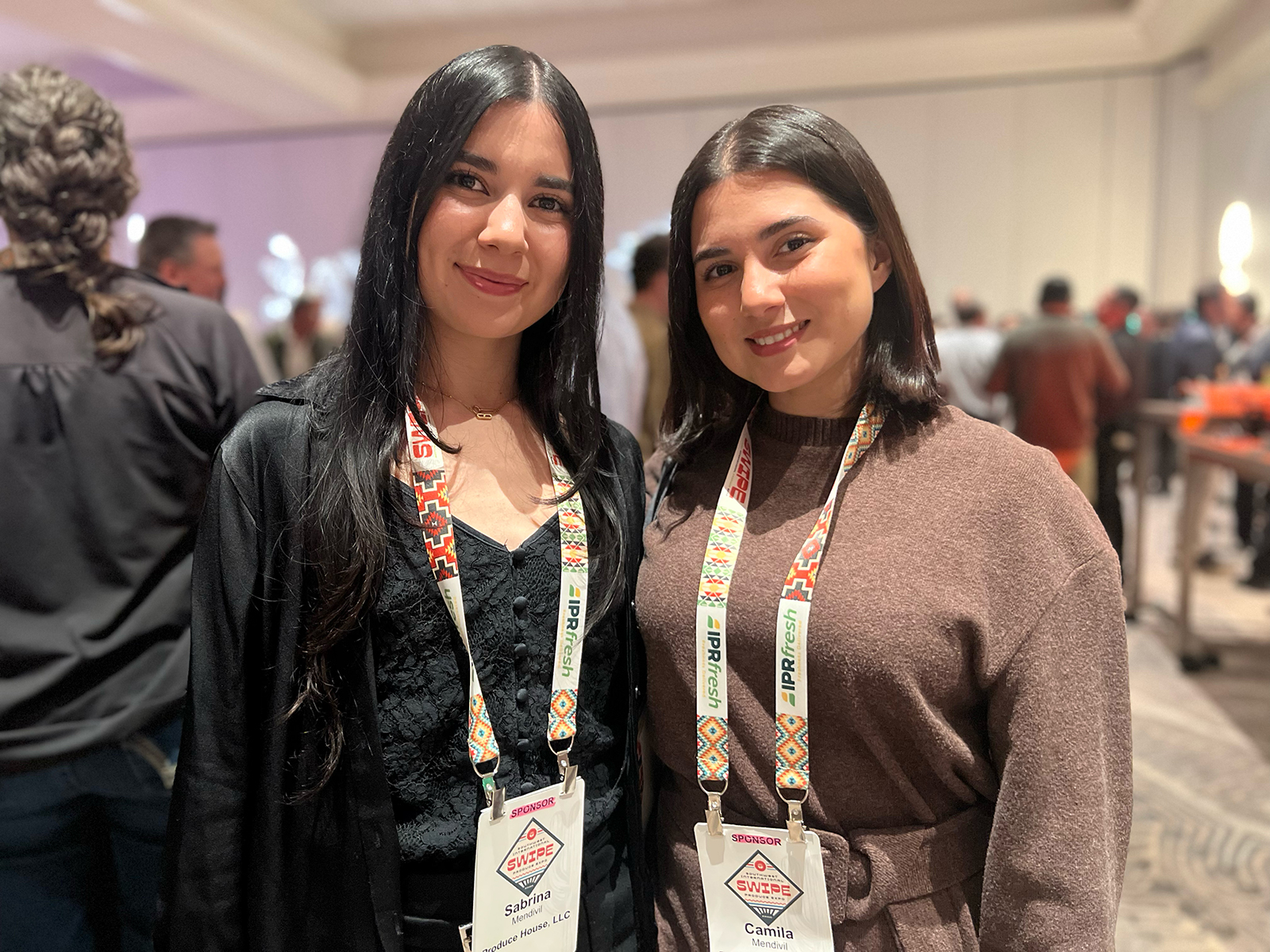 Representing the next generation at Produce House were Sabrina Mendivil and Camila Mendivil, daughters of company president Raquel Espinoza.